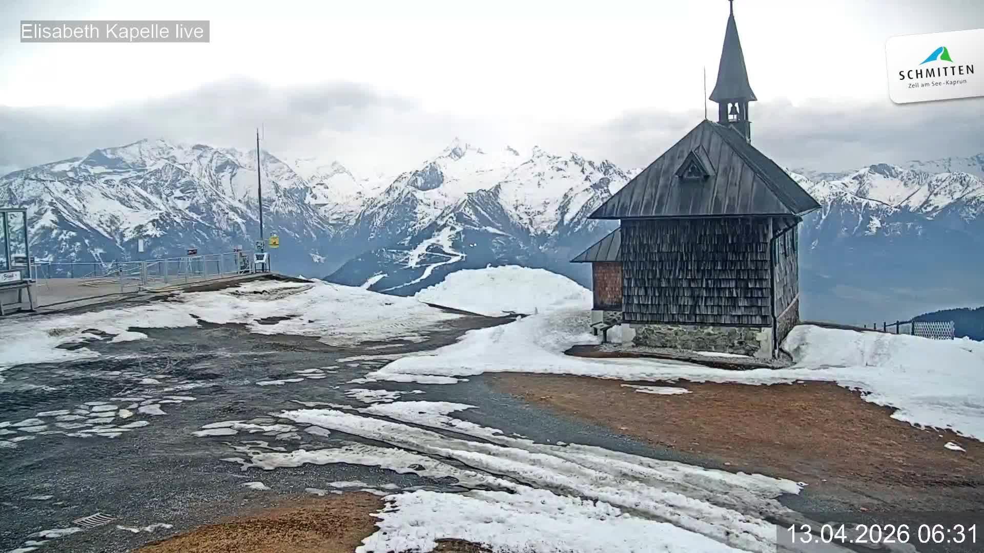 Archiv Foto Webcam Aussicht auf die Schmitten Kapelle