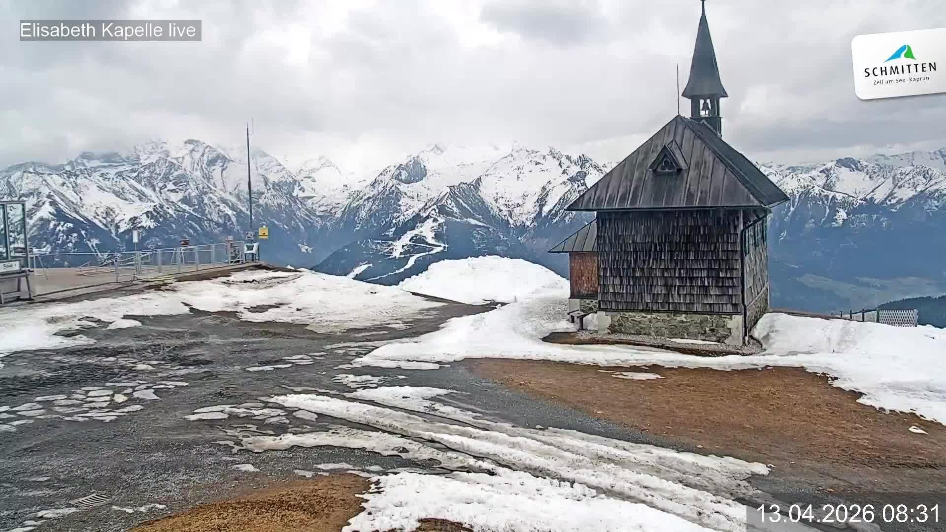 Archiv Foto Webcam Aussicht auf die Schmitten Kapelle