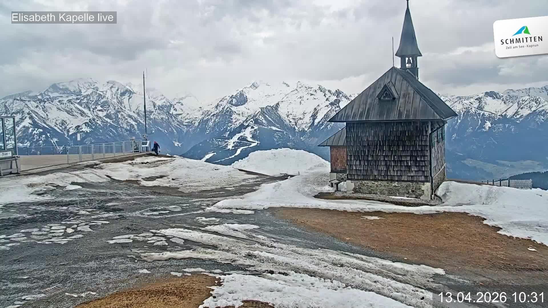 Archiv Foto Webcam Aussicht auf die Schmitten Kapelle
