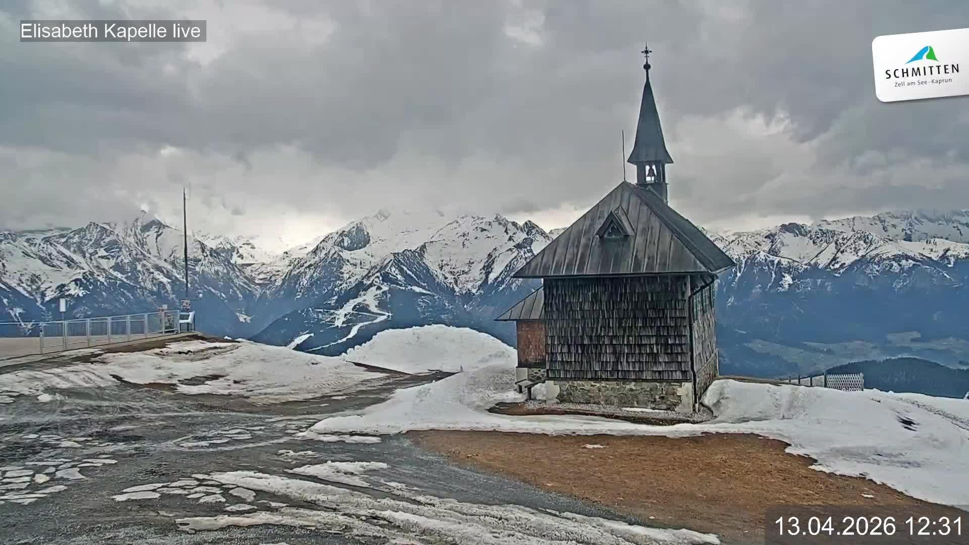Archiv Foto Webcam Aussicht auf die Schmitten Kapelle
