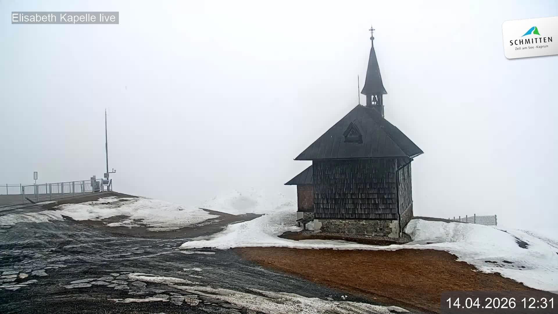 Archiv Foto Webcam Aussicht auf die Schmitten Kapelle