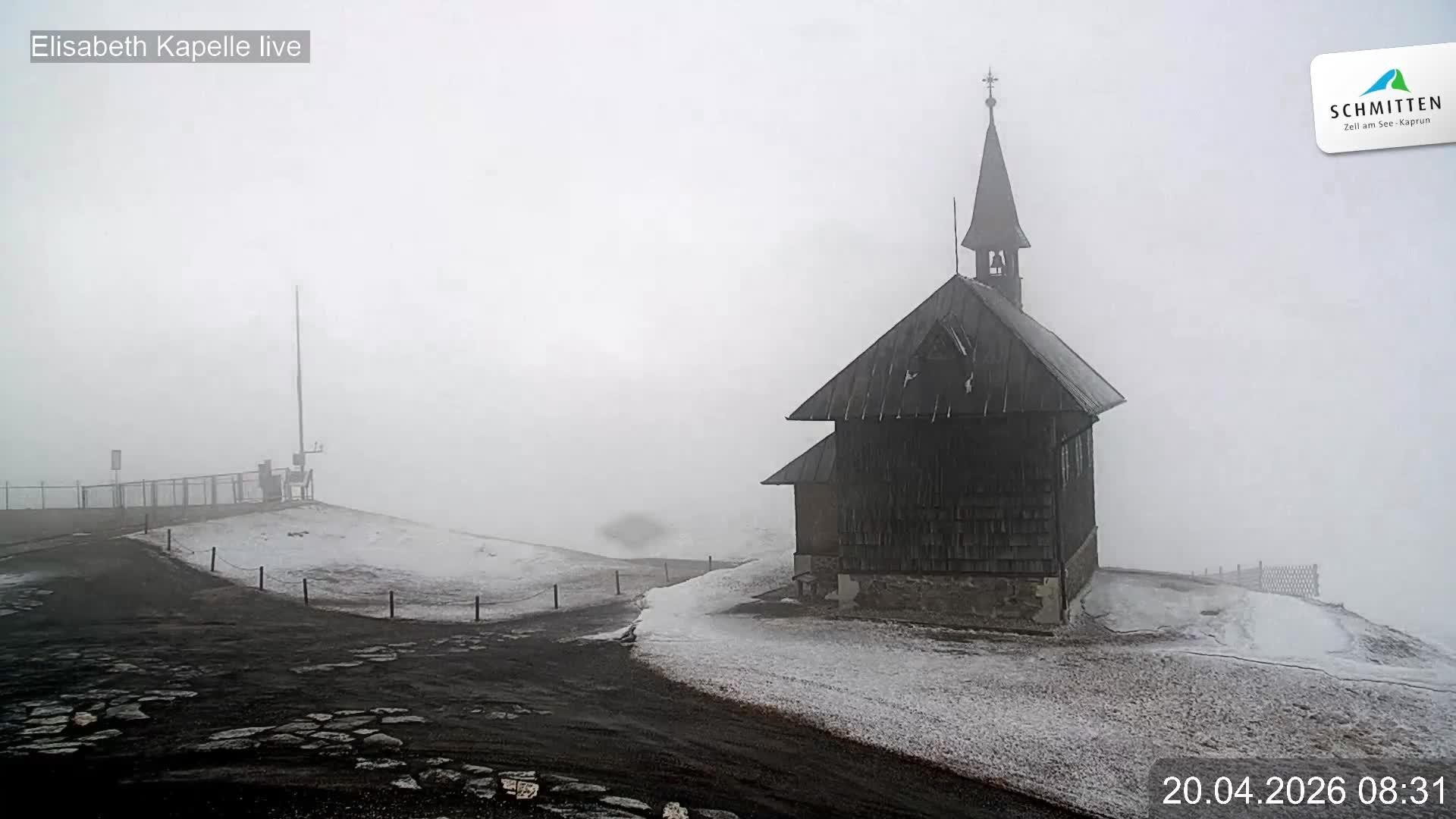 Archiv Foto Webcam Aussicht auf die Schmitten Kapelle