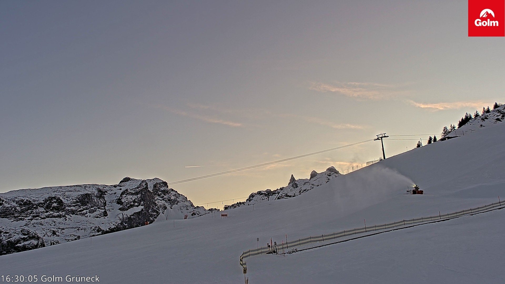 Archiv Foto Webcam Blick vom Golm auf die Tschaggunser Mittagsspitze