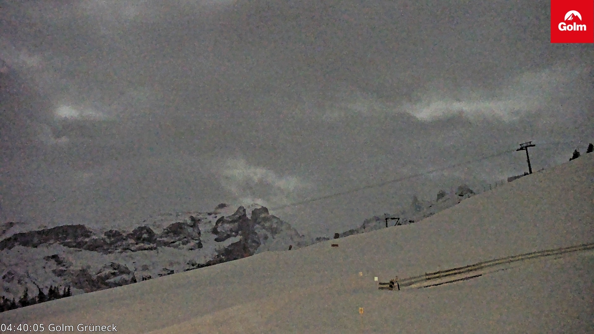 Archiv Foto Webcam Blick vom Golm auf die Tschaggunser Mittagsspitze