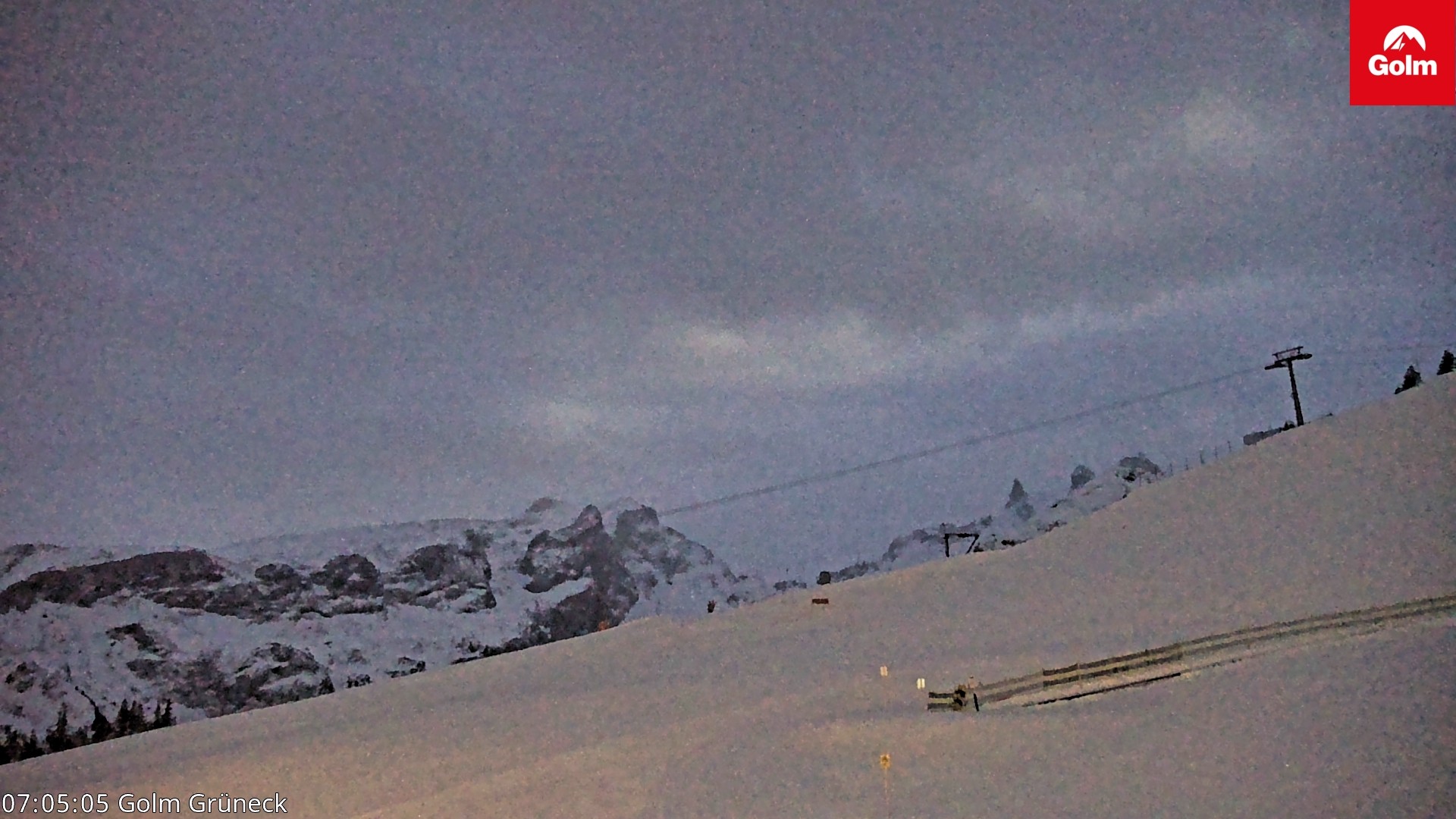 Archiv Foto Webcam Blick vom Golm auf die Tschaggunser Mittagsspitze