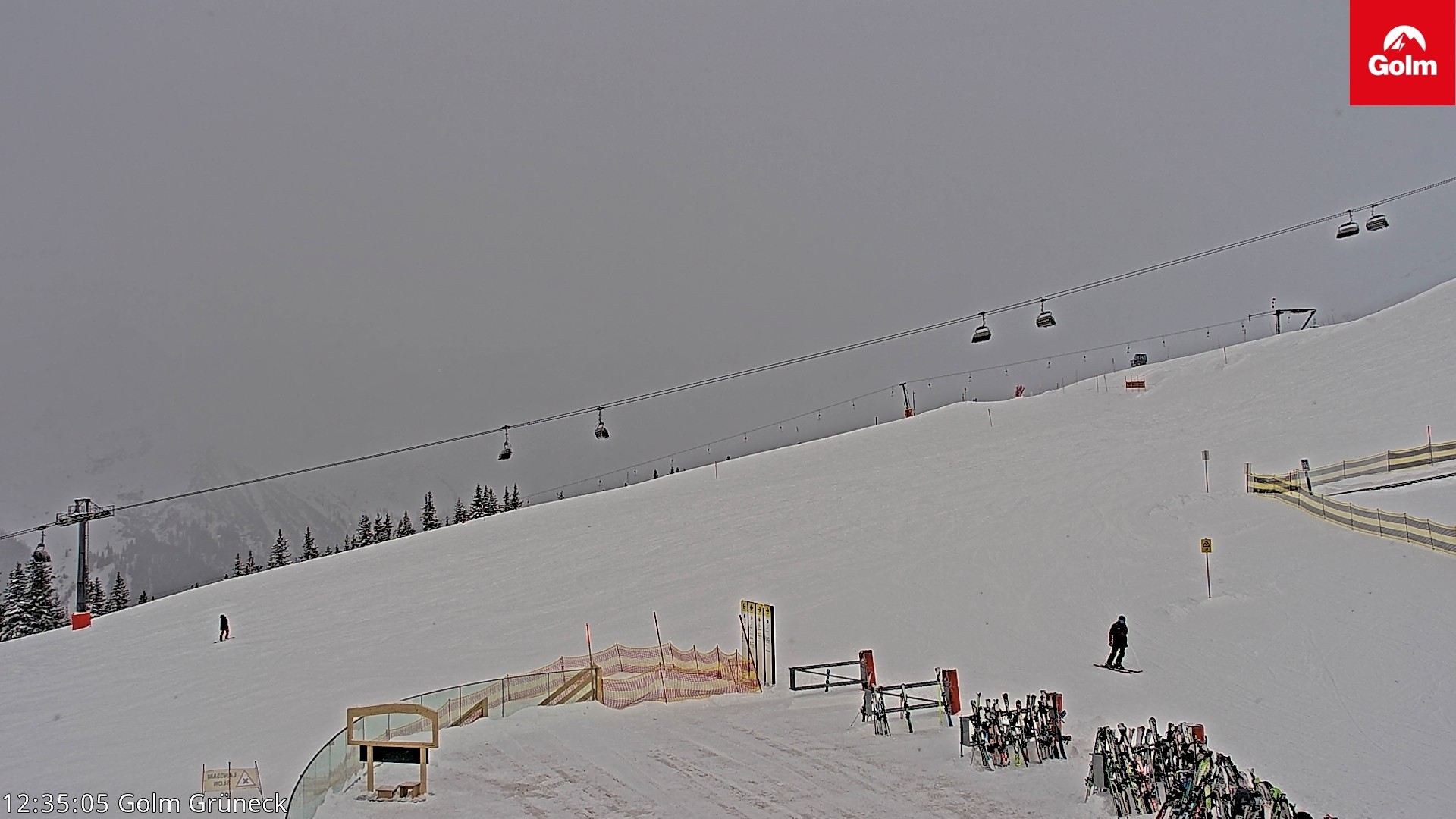 Archiv Foto Webcam Blick vom Golm auf die Tschaggunser Mittagsspitze