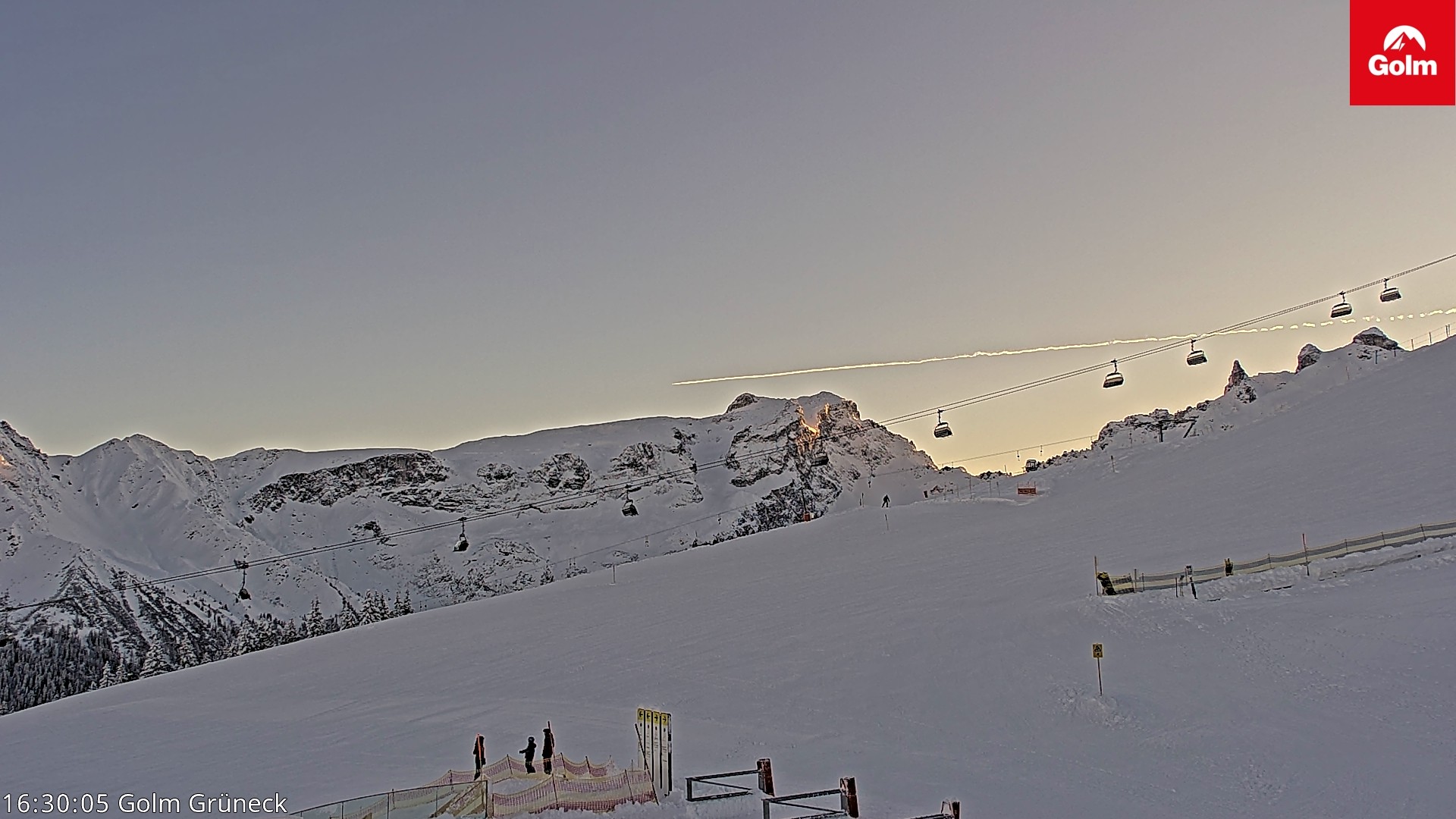 Archiv Foto Webcam Blick vom Golm auf die Tschaggunser Mittagsspitze