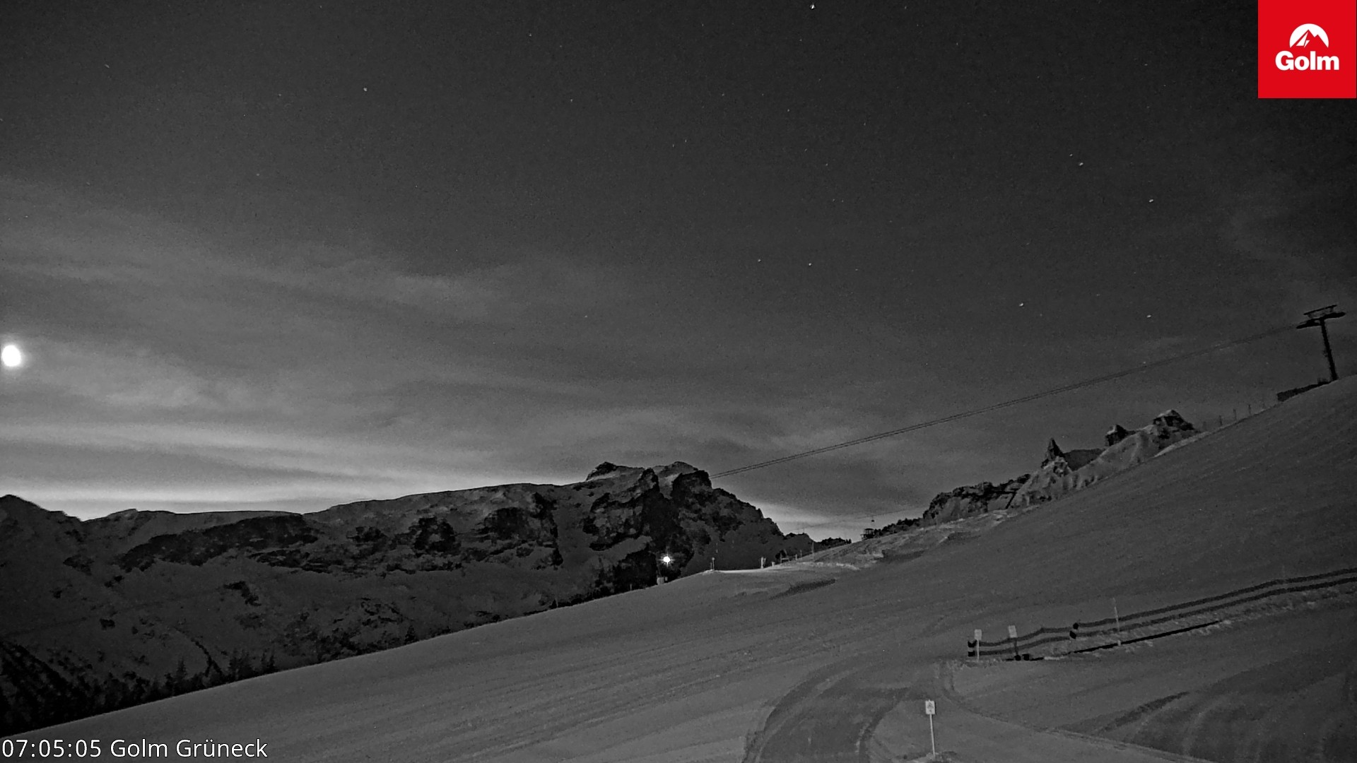 Archiv Foto Webcam Blick vom Golm auf die Tschaggunser Mittagsspitze