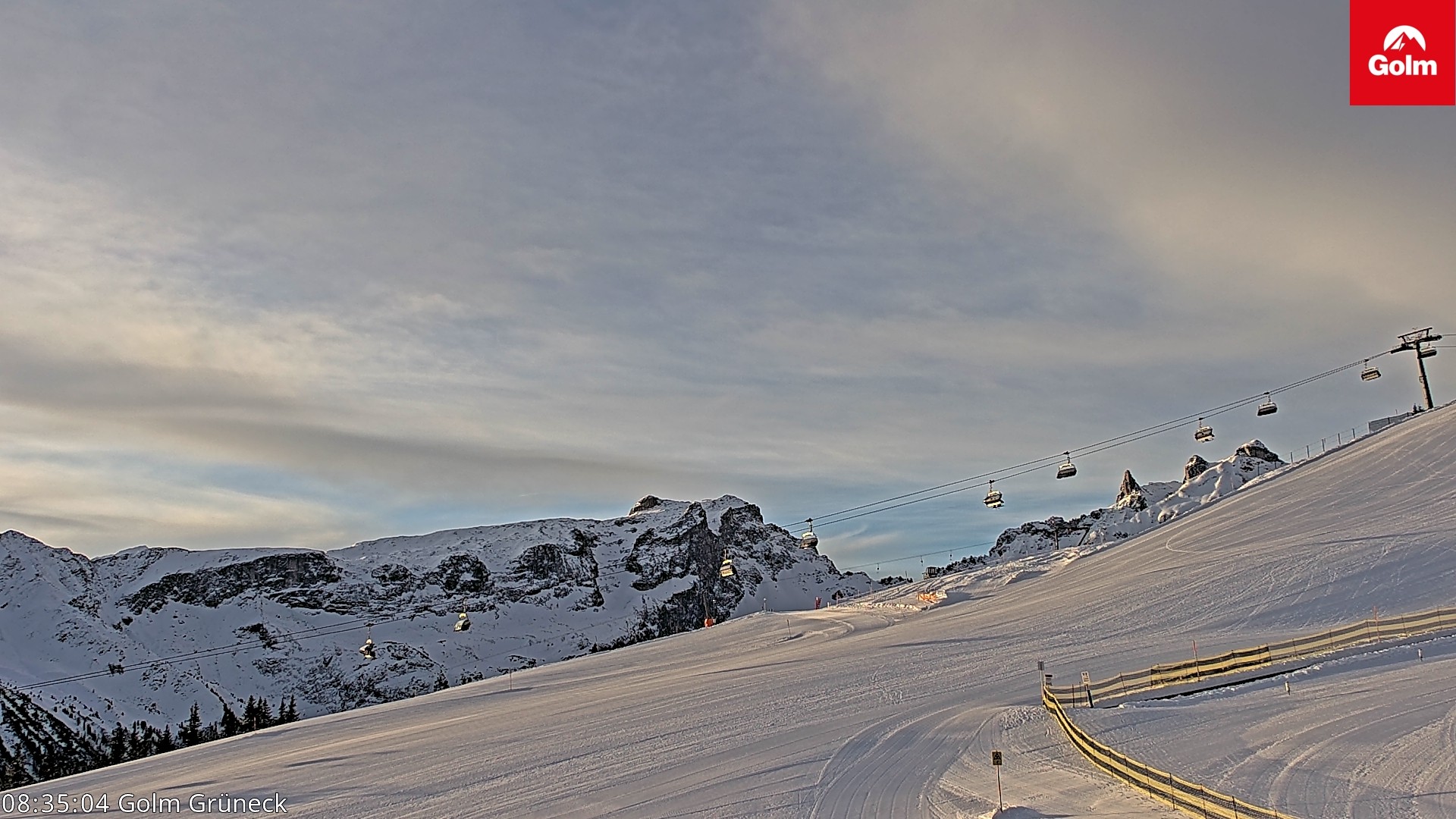 Archiv Foto Webcam Blick vom Golm auf die Tschaggunser Mittagsspitze