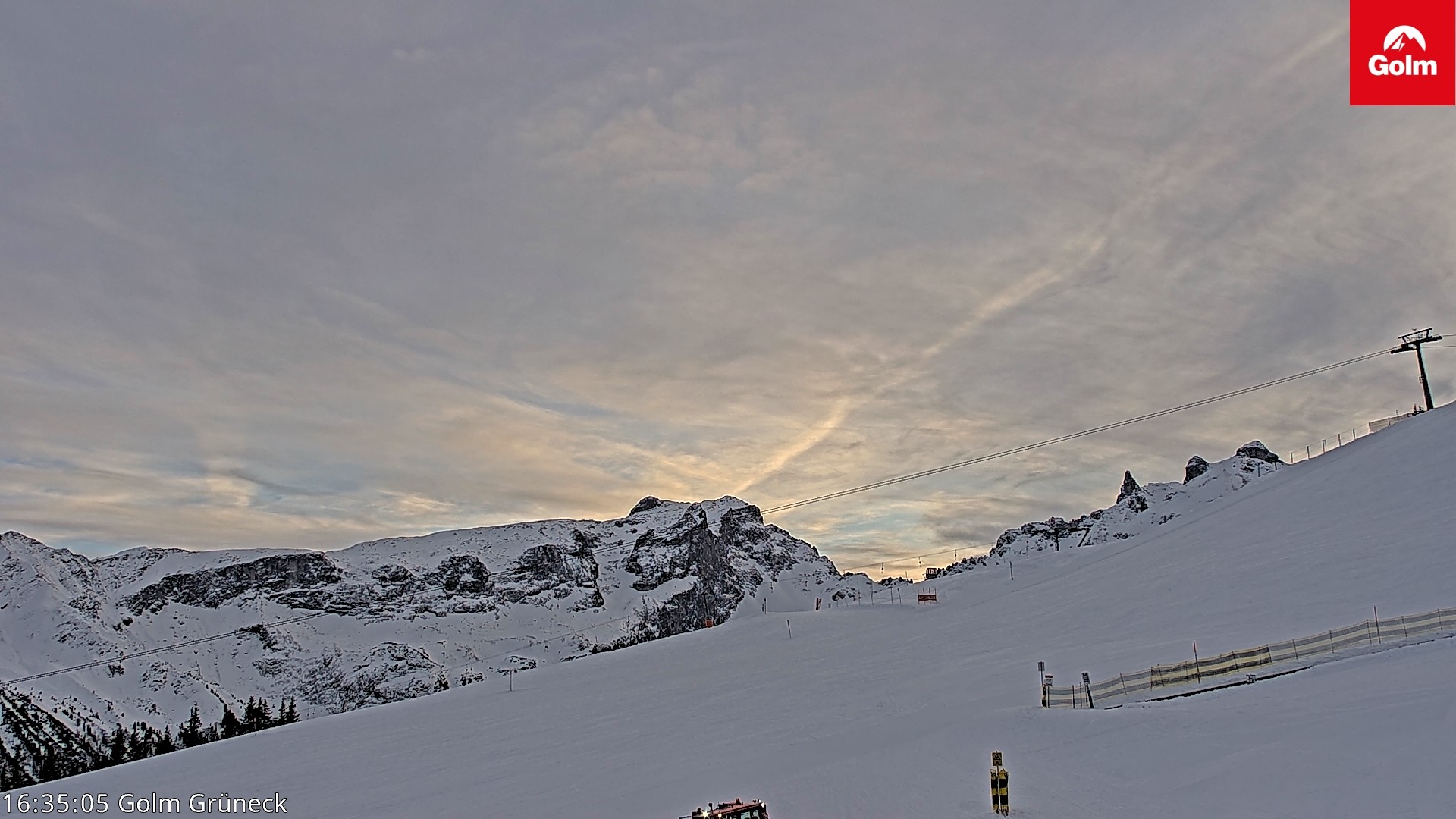 Archiv Foto Webcam Blick vom Golm auf die Tschaggunser Mittagsspitze