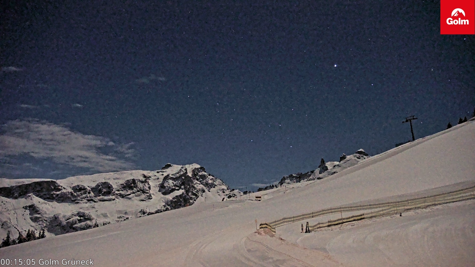 Archiv Foto Webcam Blick vom Golm auf die Tschaggunser Mittagsspitze