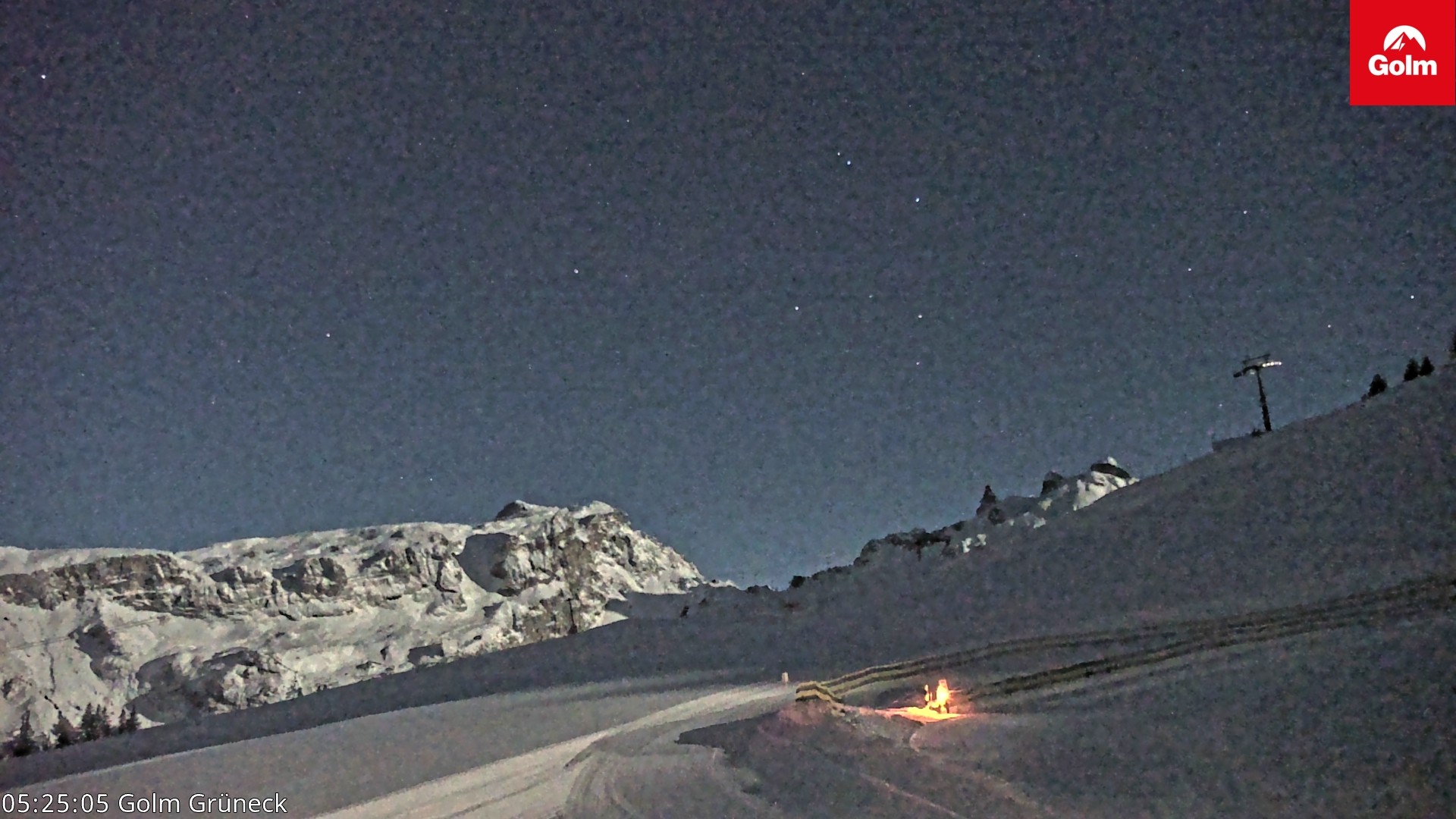 Archiv Foto Webcam Blick vom Golm auf die Tschaggunser Mittagsspitze