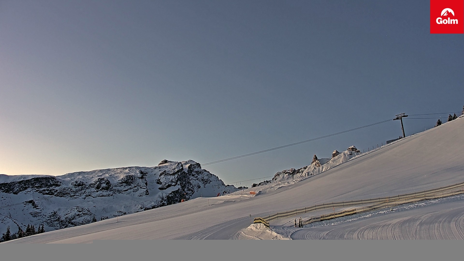 Archiv Foto Webcam Blick vom Golm auf die Tschaggunser Mittagsspitze