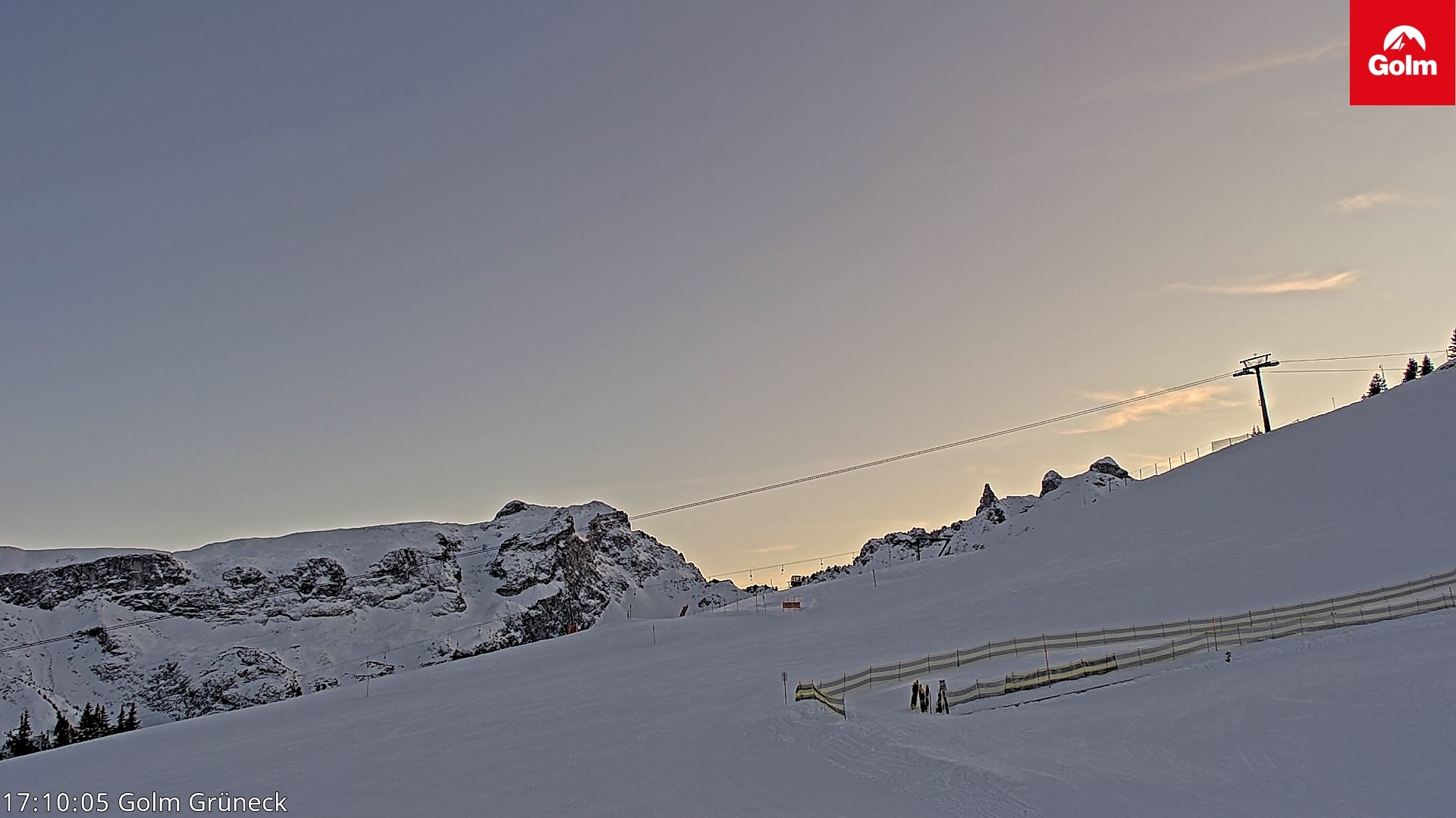 Archiv Foto Webcam Blick vom Golm auf die Tschaggunser Mittagsspitze