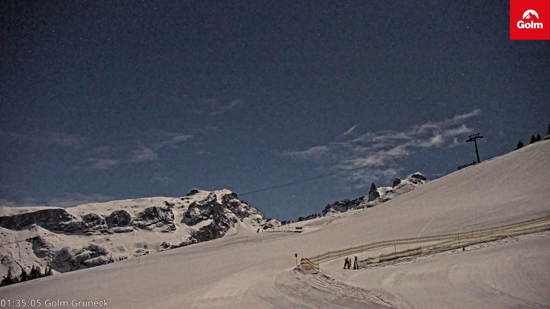 Archiv Foto Webcam Blick vom Golm auf die Tschaggunser Mittagsspitze