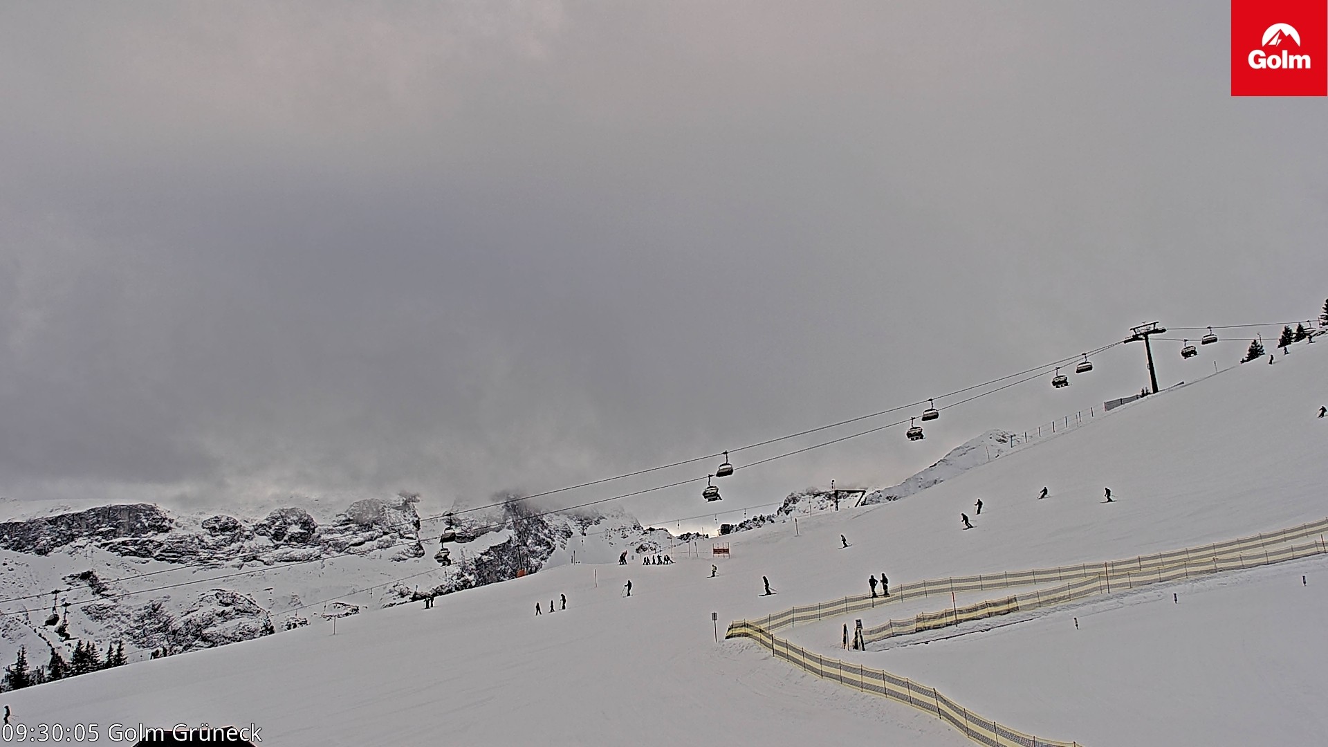 Archiv Foto Webcam Blick vom Golm auf die Tschaggunser Mittagsspitze