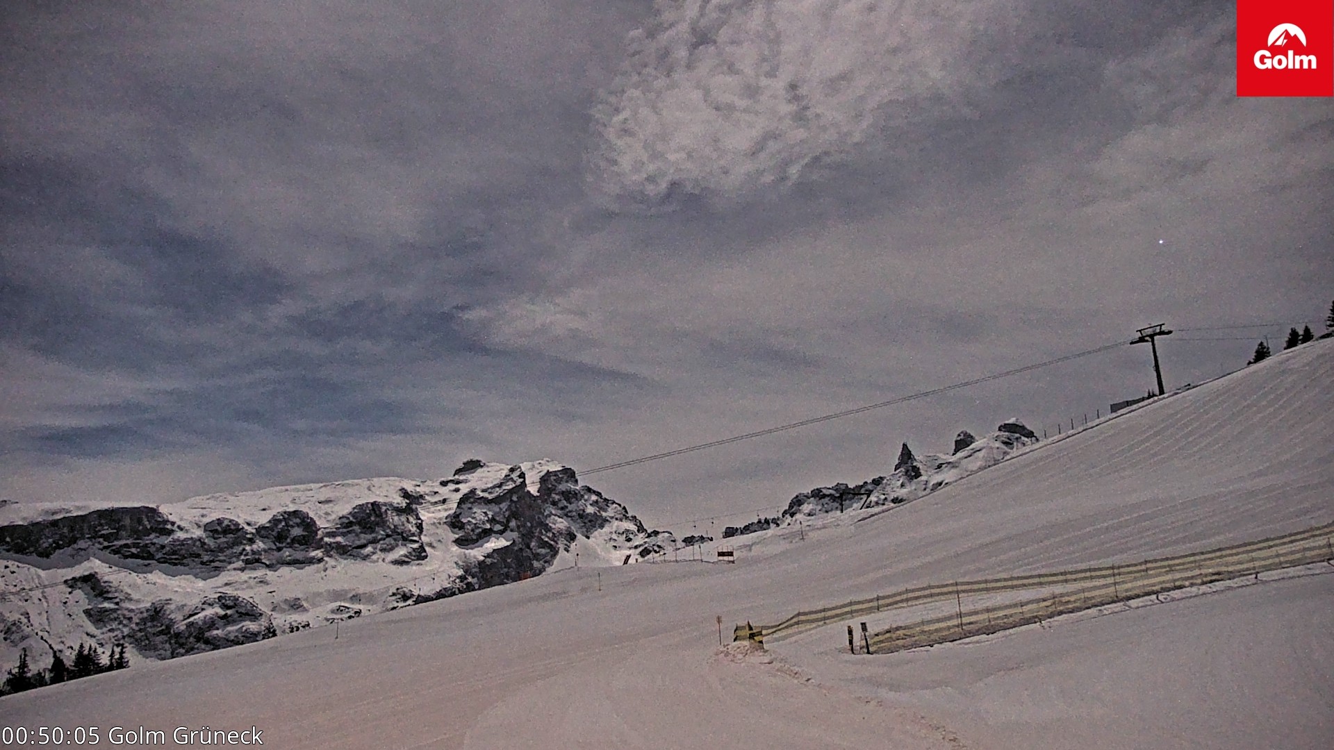 Archiv Foto Webcam Blick vom Golm auf die Tschaggunser Mittagsspitze