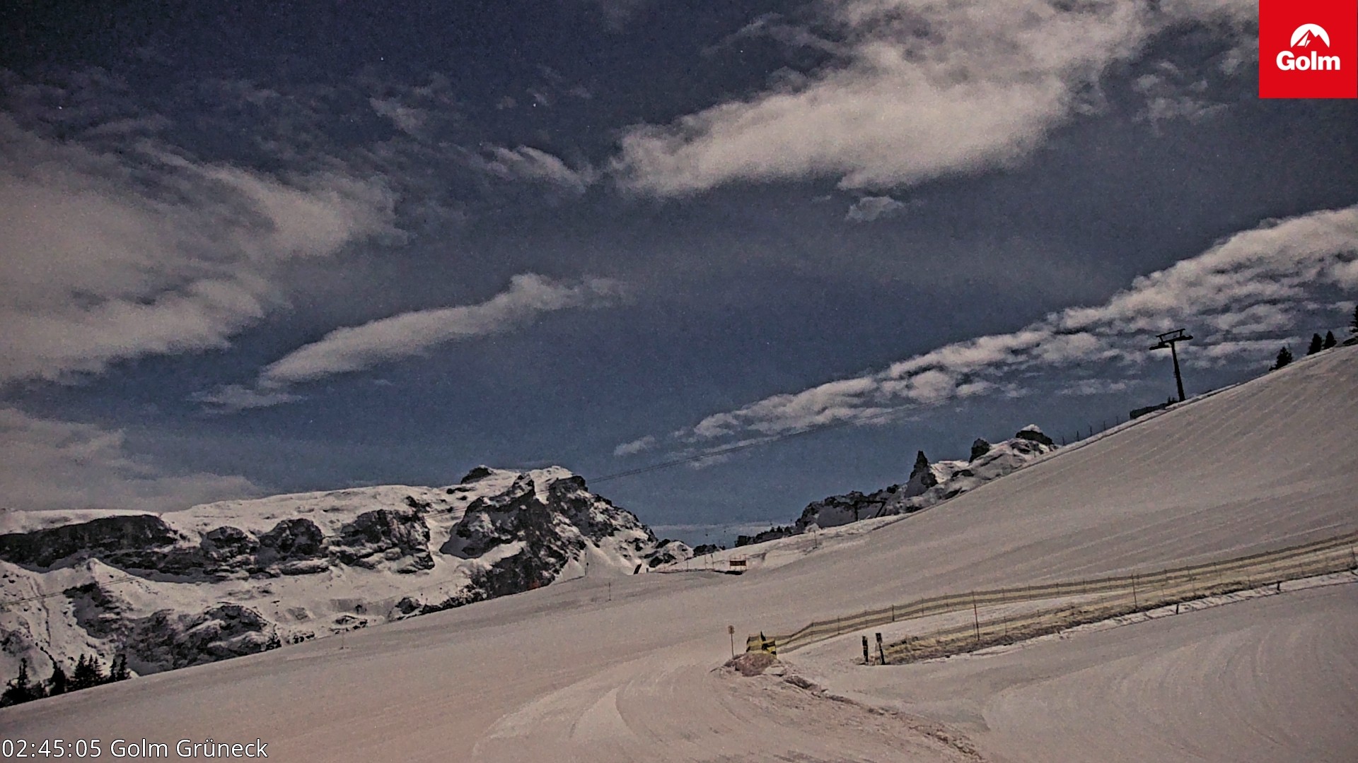 Archiv Foto Webcam Blick vom Golm auf die Tschaggunser Mittagsspitze