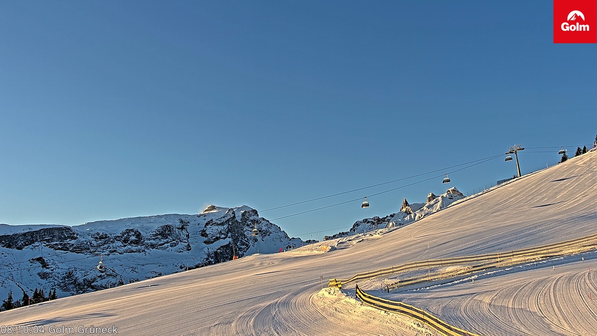 Archiv Foto Webcam Blick vom Golm auf die Tschaggunser Mittagsspitze