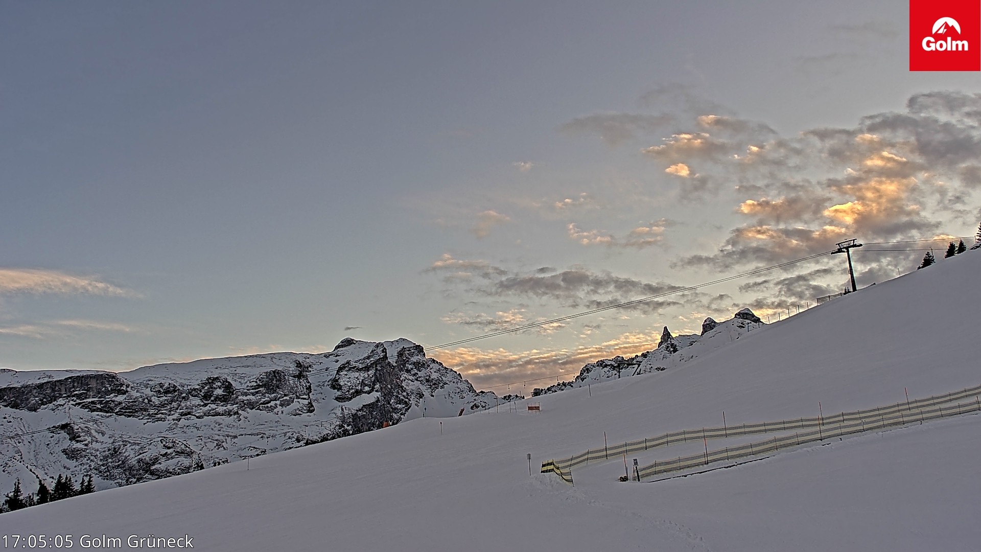 Archiv Foto Webcam Blick vom Golm auf die Tschaggunser Mittagsspitze
