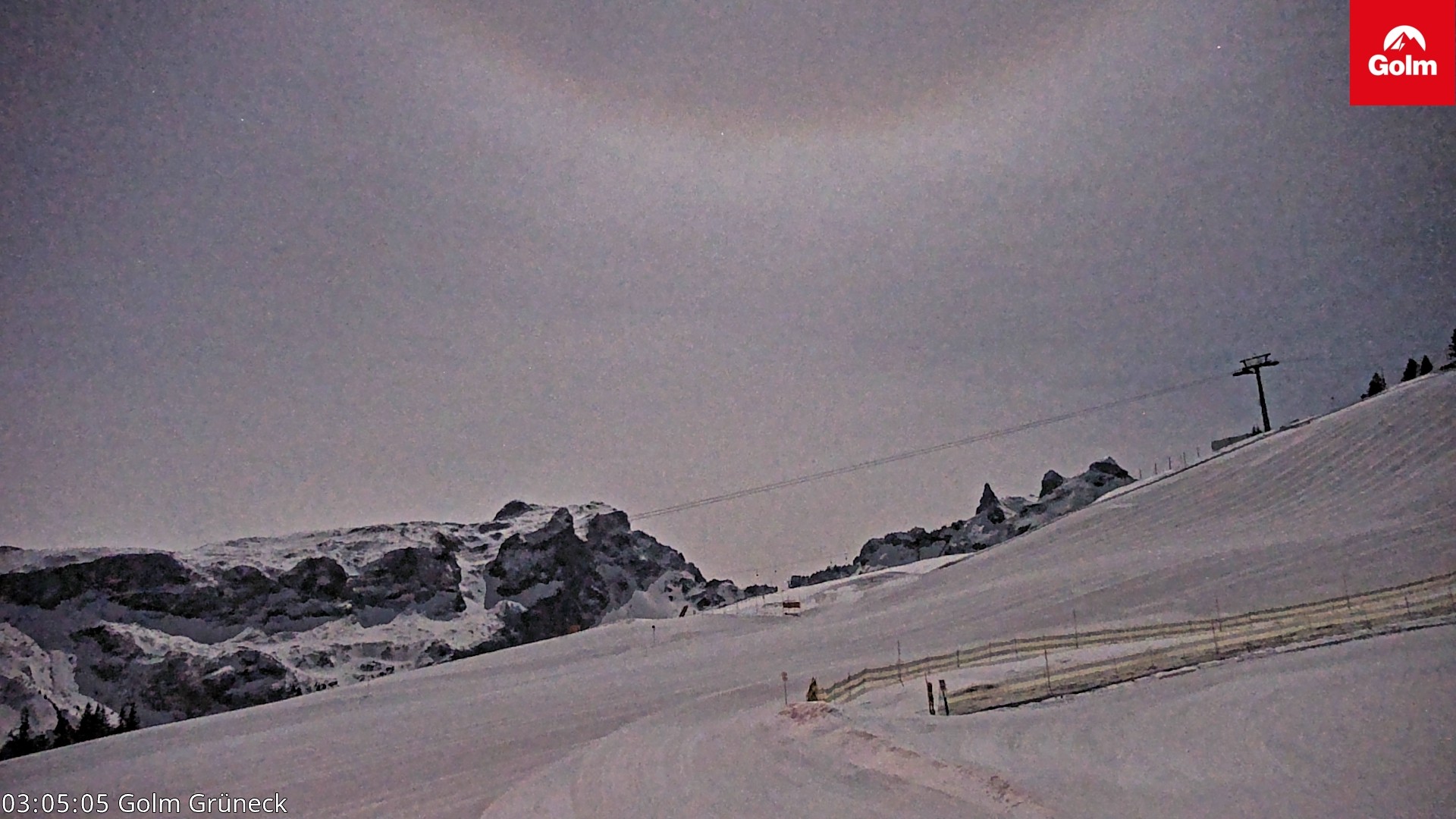 Archiv Foto Webcam Blick vom Golm auf die Tschaggunser Mittagsspitze