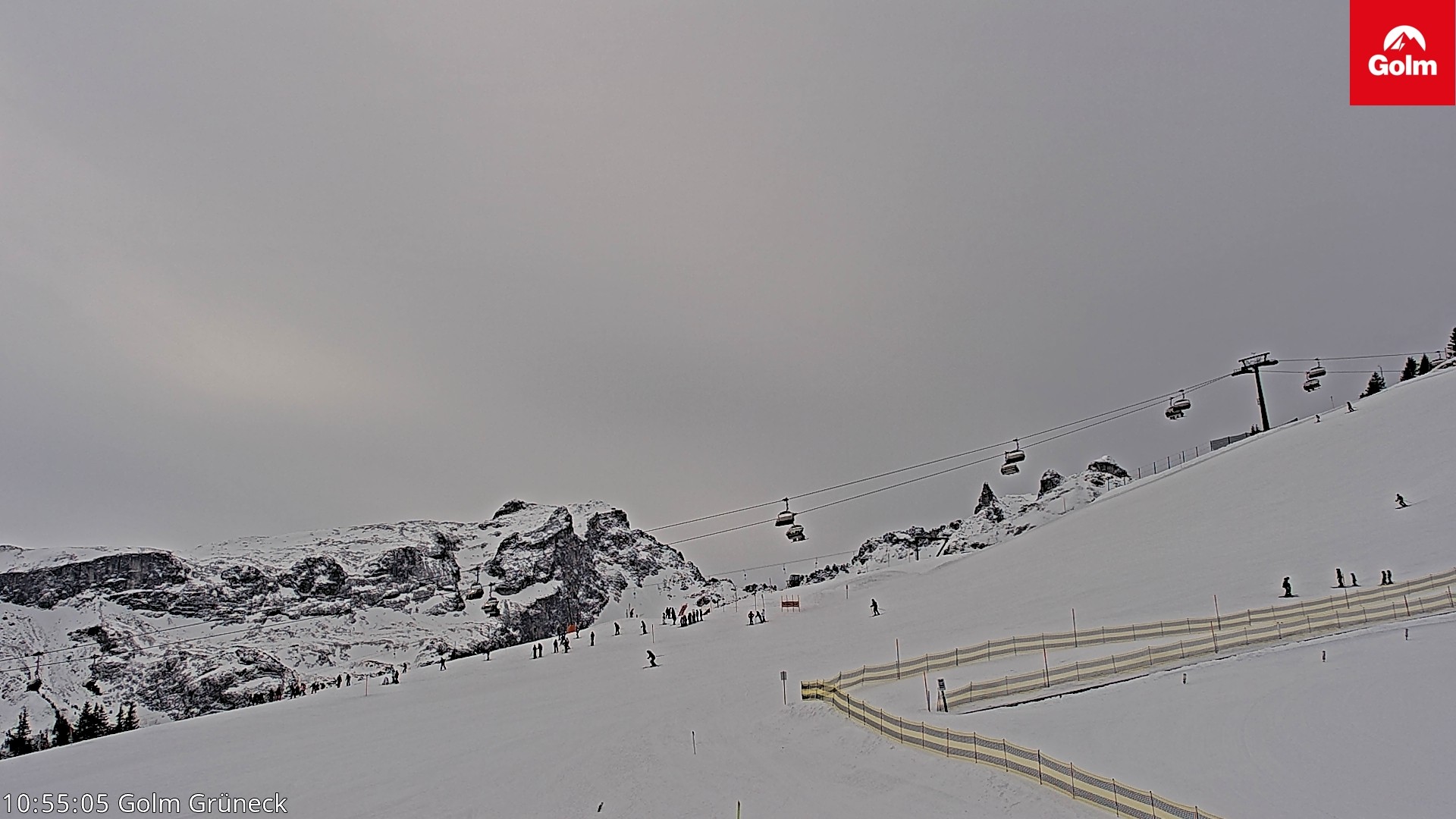 Archiv Foto Webcam Blick vom Golm auf die Tschaggunser Mittagsspitze