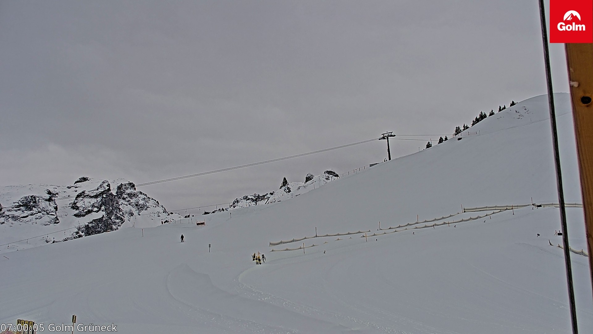 Archiv Foto Webcam Blick vom Golm auf die Tschaggunser Mittagsspitze