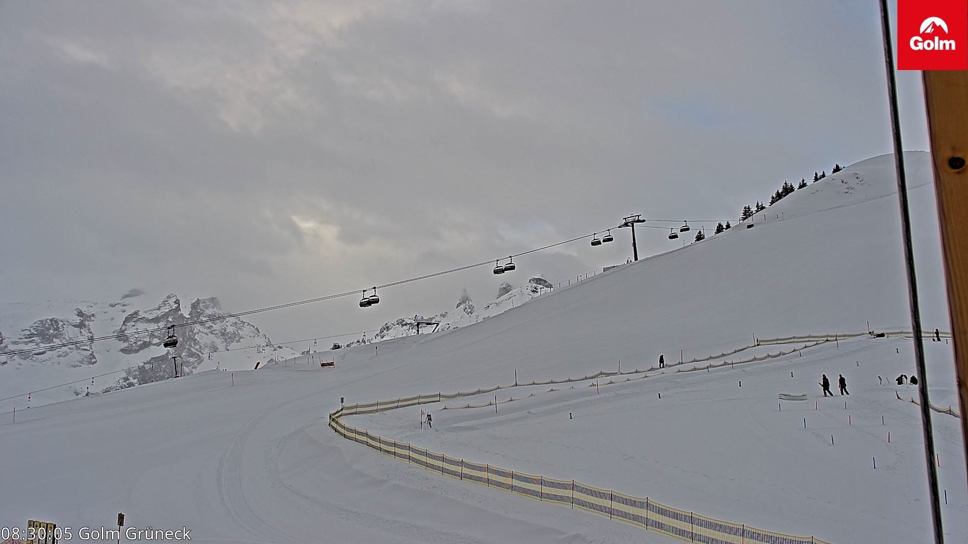 Archiv Foto Webcam Blick vom Golm auf die Tschaggunser Mittagsspitze