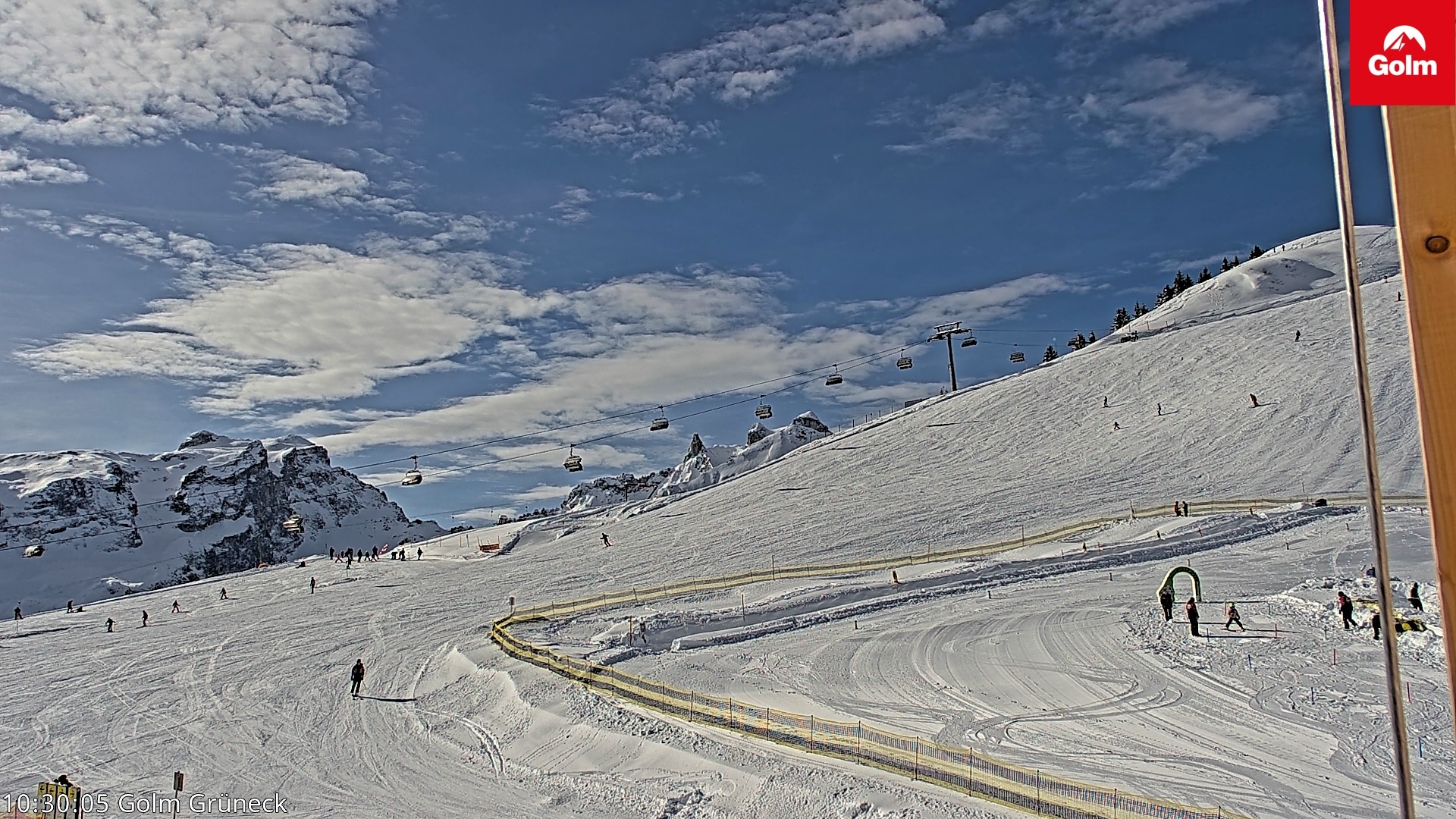 Archiv Foto Webcam Blick vom Golm auf die Tschaggunser Mittagsspitze