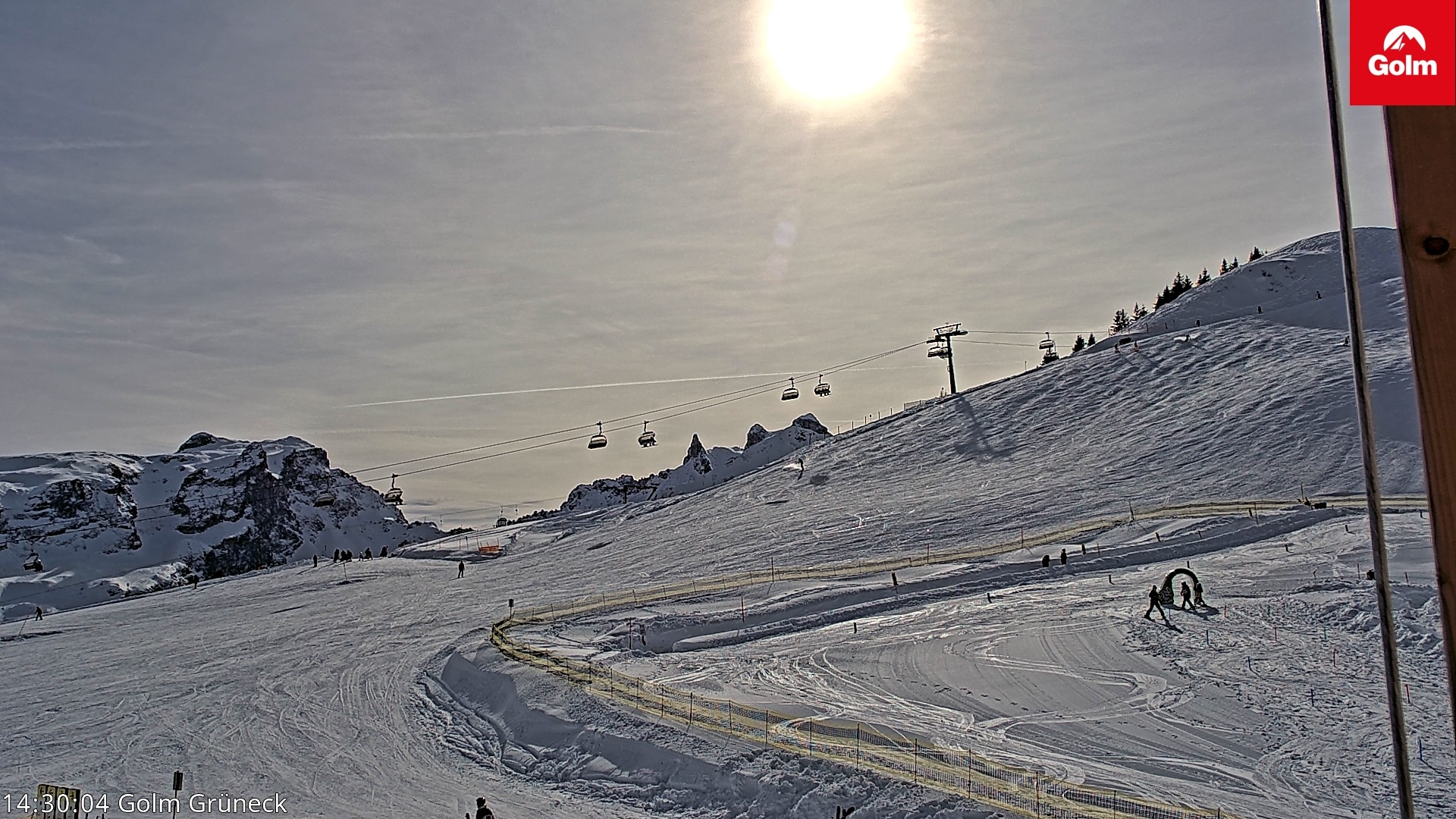 Archived image Webcam View Tschagguns Mittagsspitze from Golm