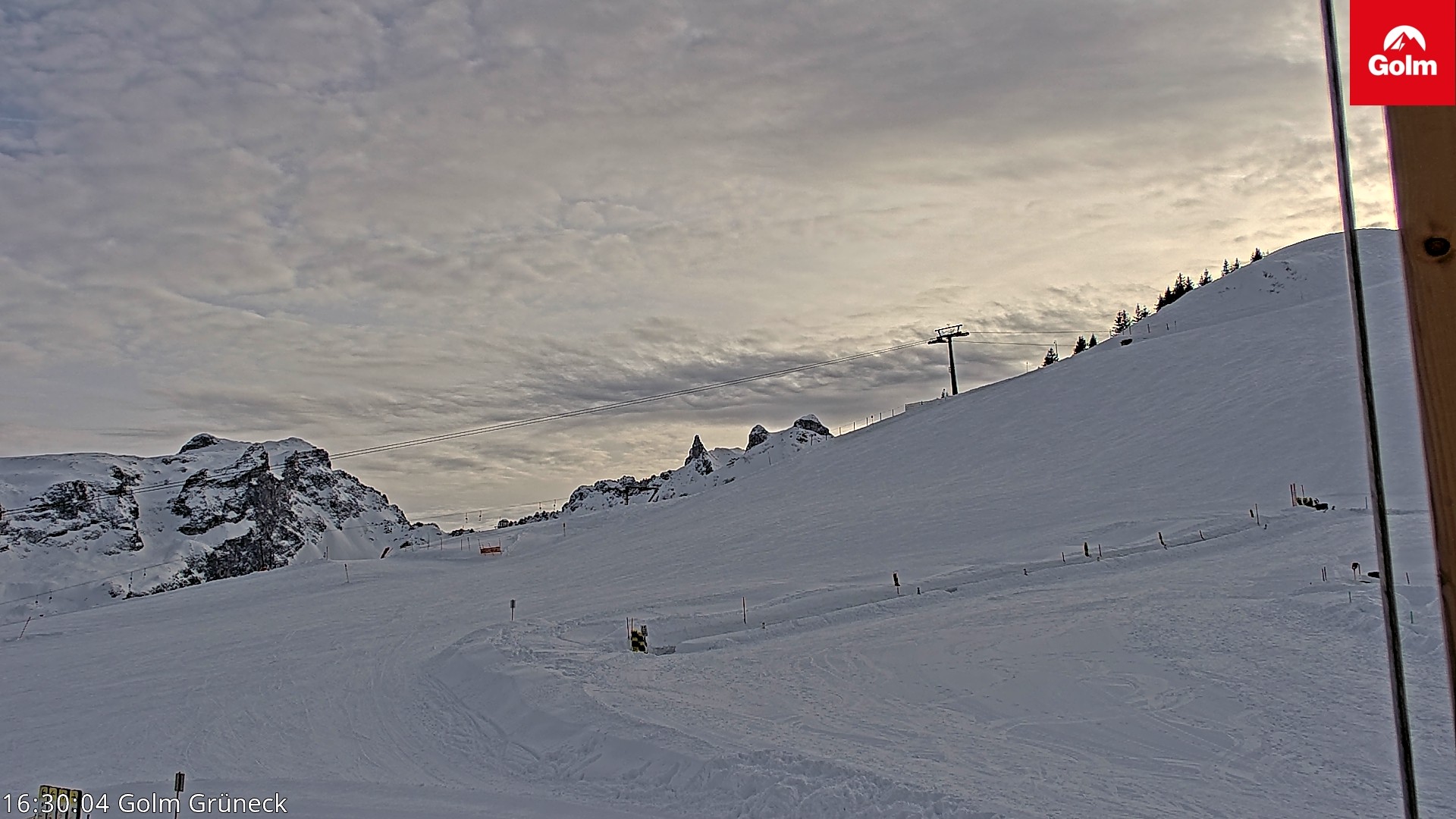 Archived image Webcam View Tschagguns Mittagsspitze from Golm