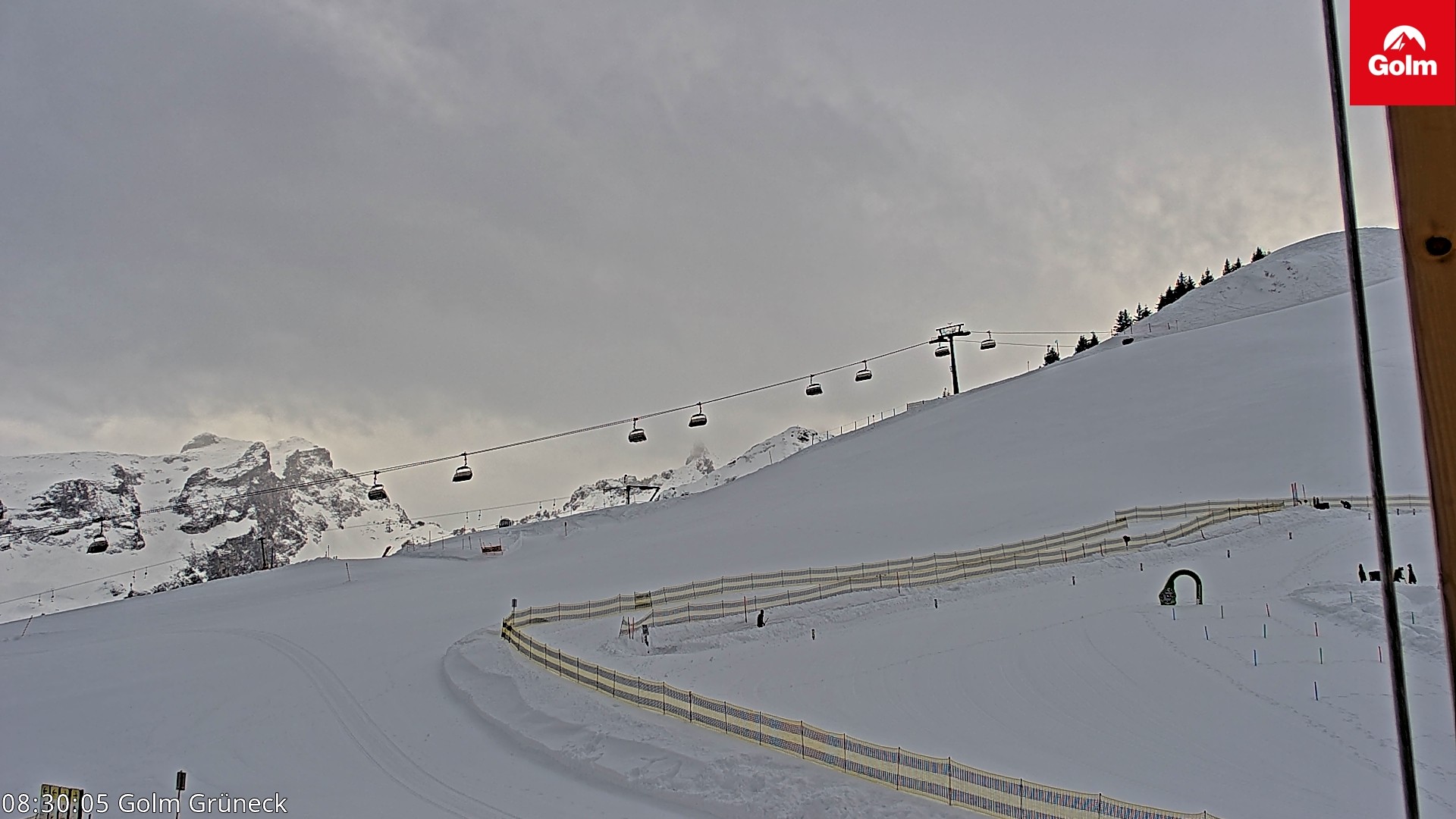 Archiv Foto Webcam Blick vom Golm auf die Tschaggunser Mittagsspitze