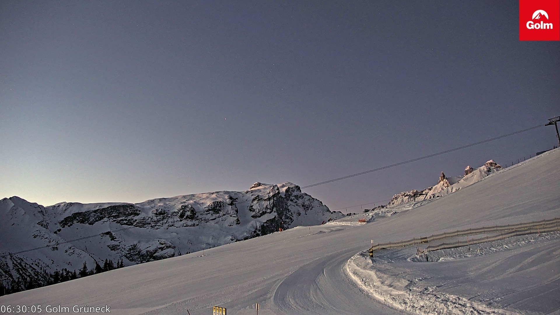 Archiv Foto Webcam Blick vom Golm auf die Tschaggunser Mittagsspitze