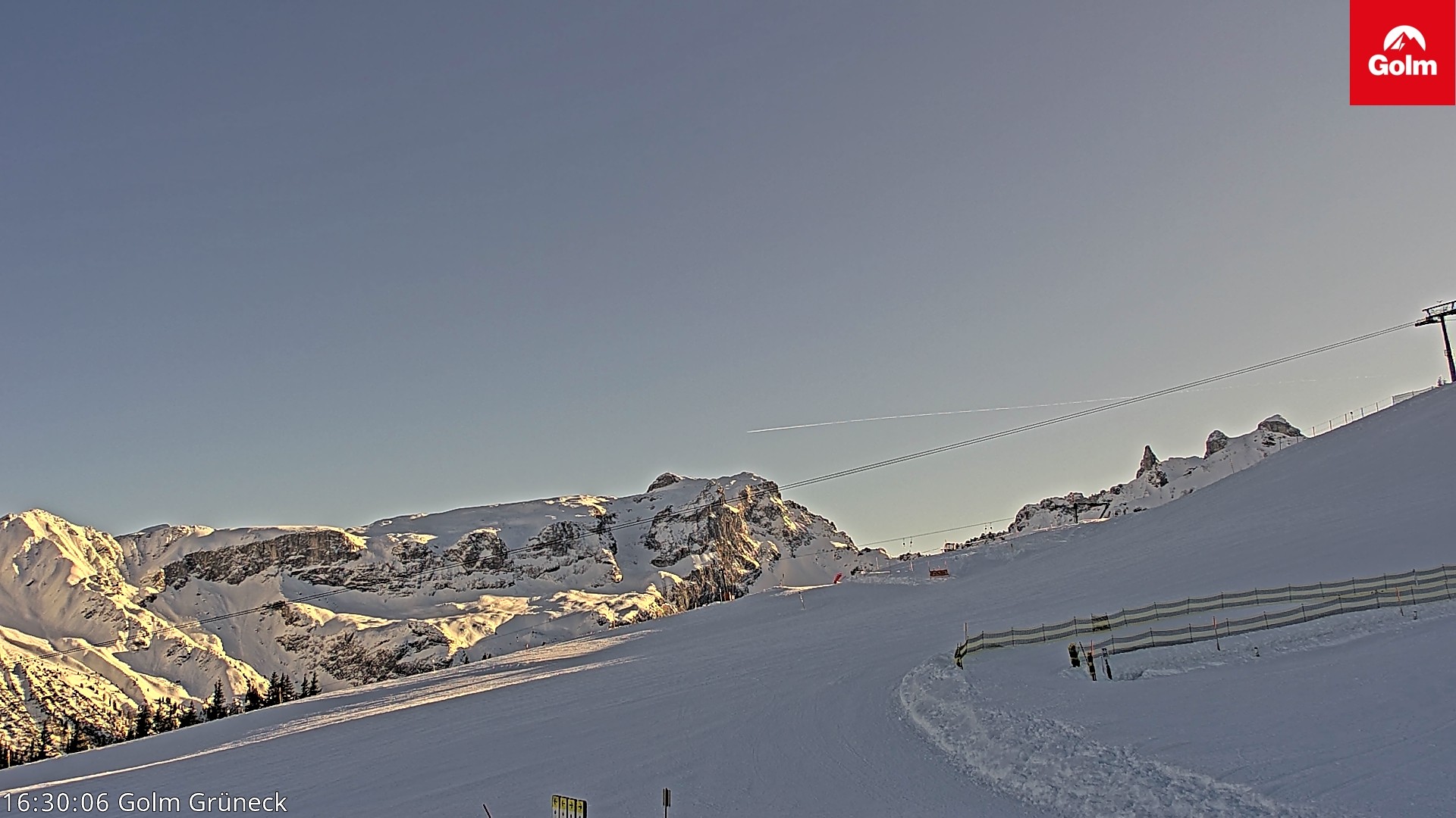 Archiv Foto Webcam Blick vom Golm auf die Tschaggunser Mittagsspitze