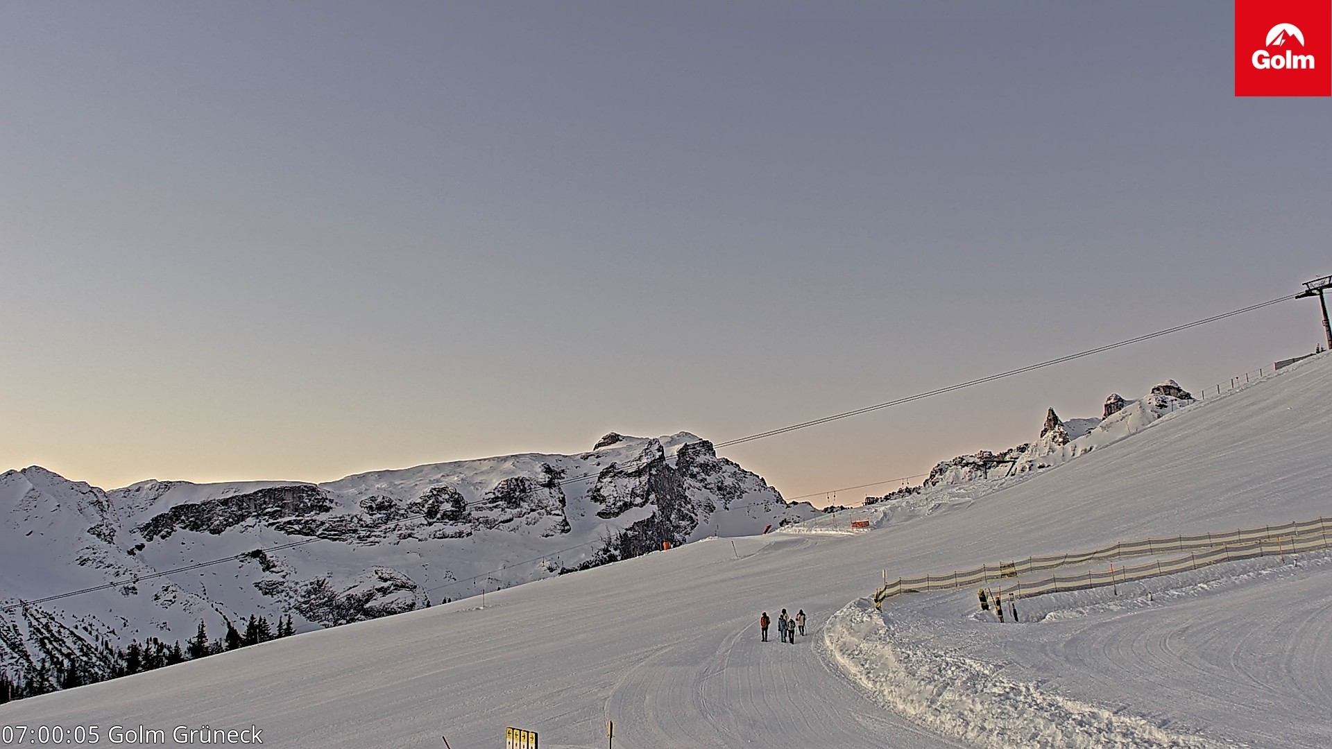 Archived image Webcam View Tschagguns Mittagsspitze from Golm