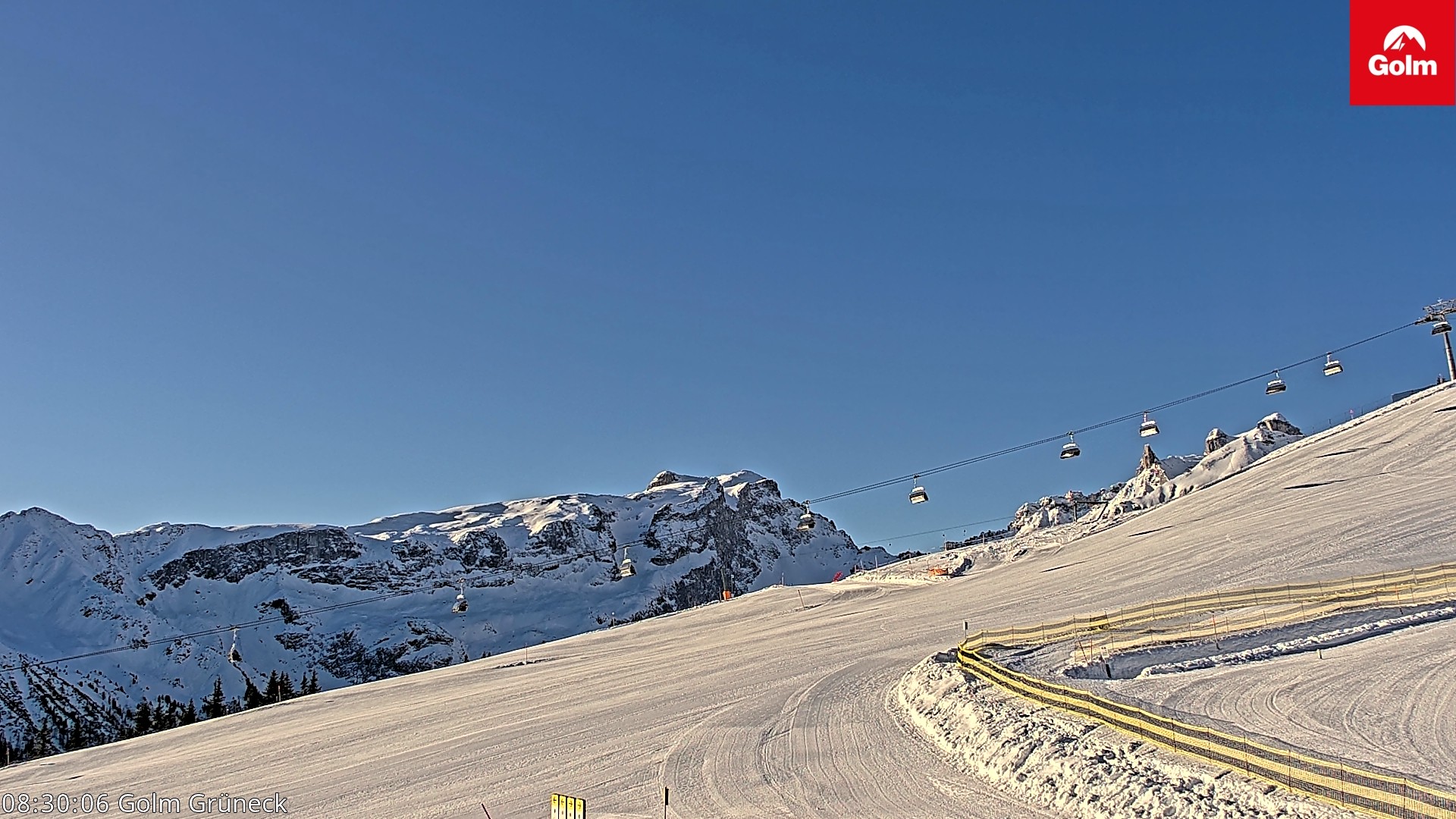 Archived image Webcam View Tschagguns Mittagsspitze from Golm