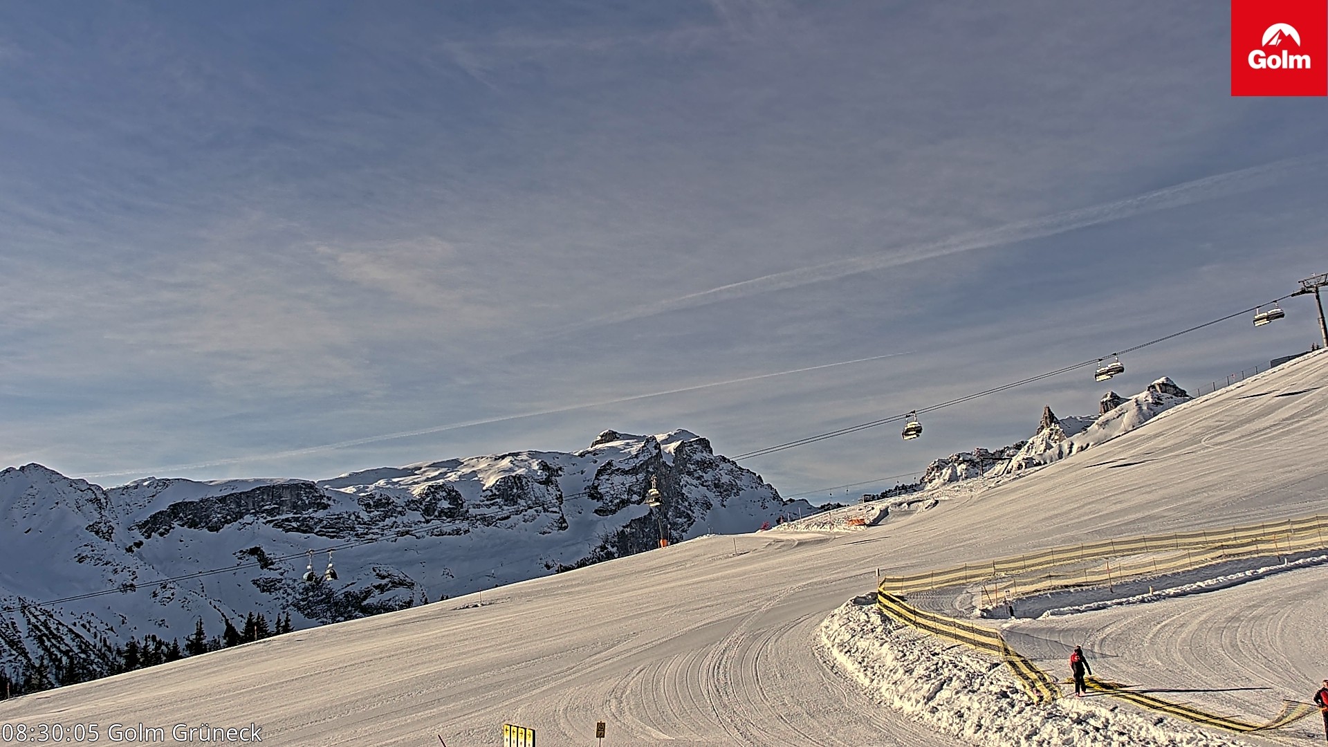 Archiv Foto Webcam Blick vom Golm auf die Tschaggunser Mittagsspitze