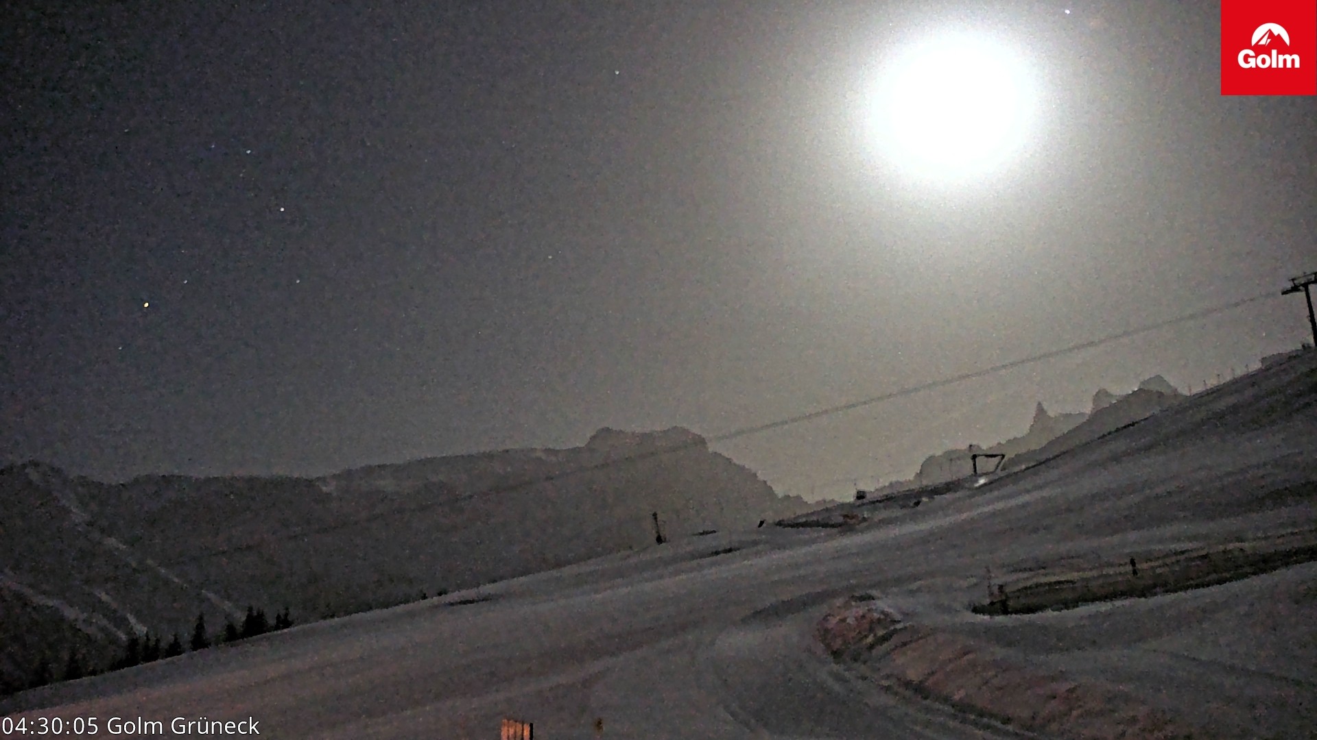 Archiv Foto Webcam Blick vom Golm auf die Tschaggunser Mittagsspitze