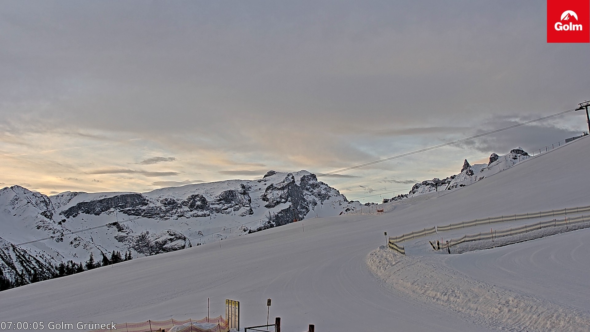 Archived image Webcam View Tschagguns Mittagsspitze from Golm