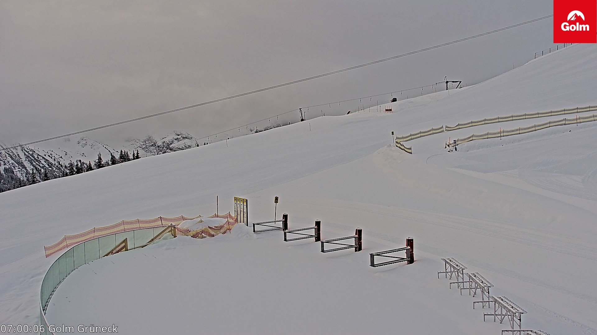 Archiv Foto Webcam Blick vom Golm auf die Tschaggunser Mittagsspitze