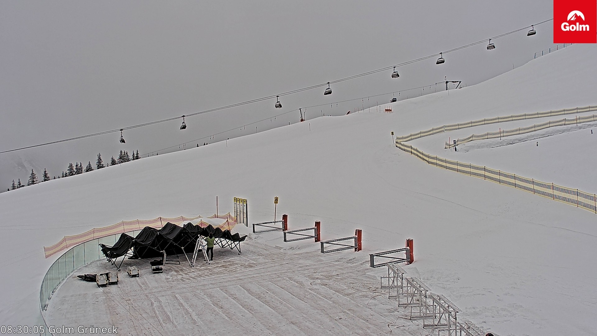 Archiv Foto Webcam Blick vom Golm auf die Tschaggunser Mittagsspitze