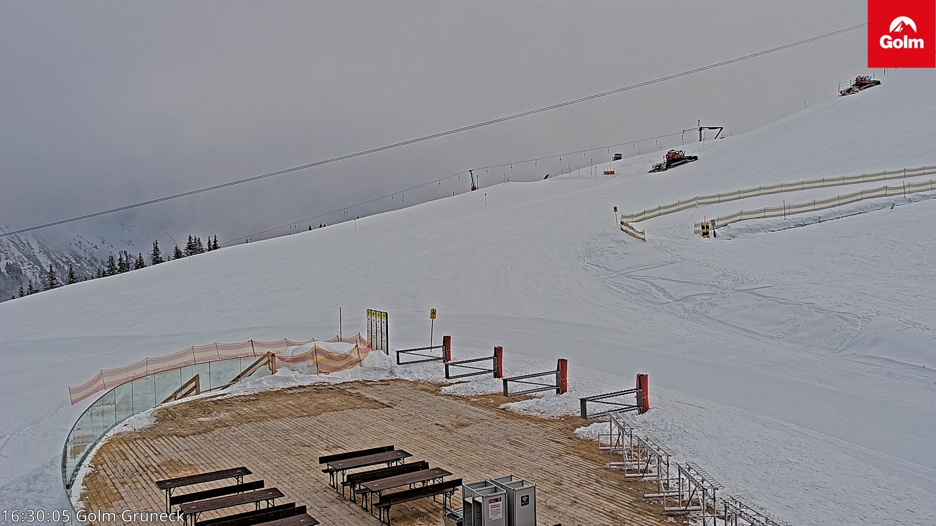 Archiv Foto Webcam Blick vom Golm auf die Tschaggunser Mittagsspitze