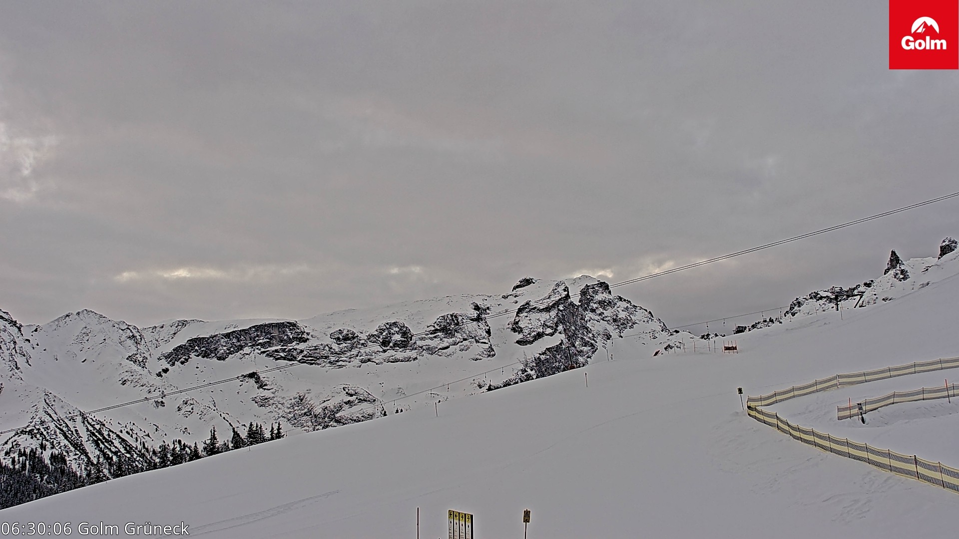 Archiv Foto Webcam Blick vom Golm auf die Tschaggunser Mittagsspitze