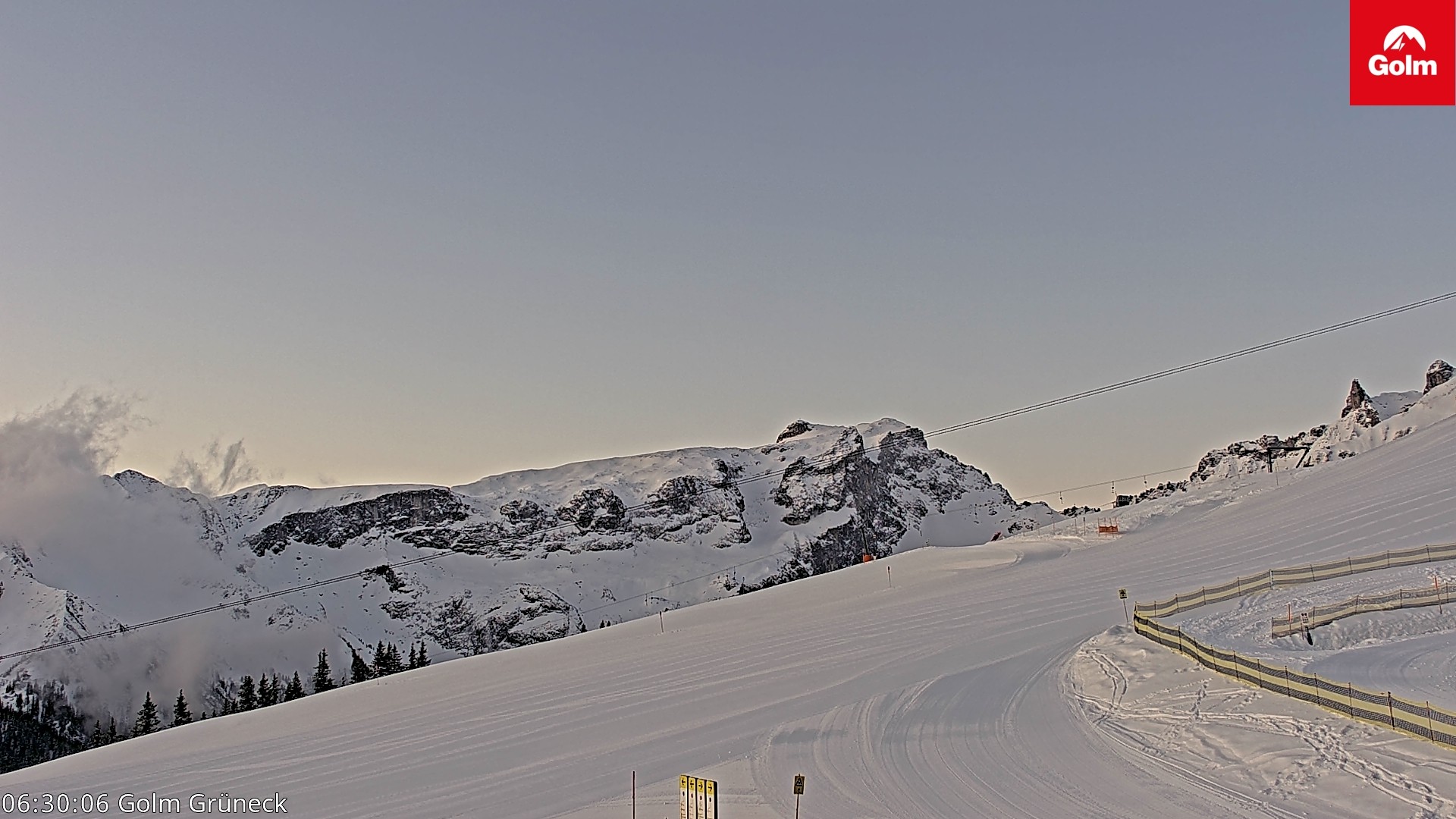 Archived image Webcam View Tschagguns Mittagsspitze from Golm