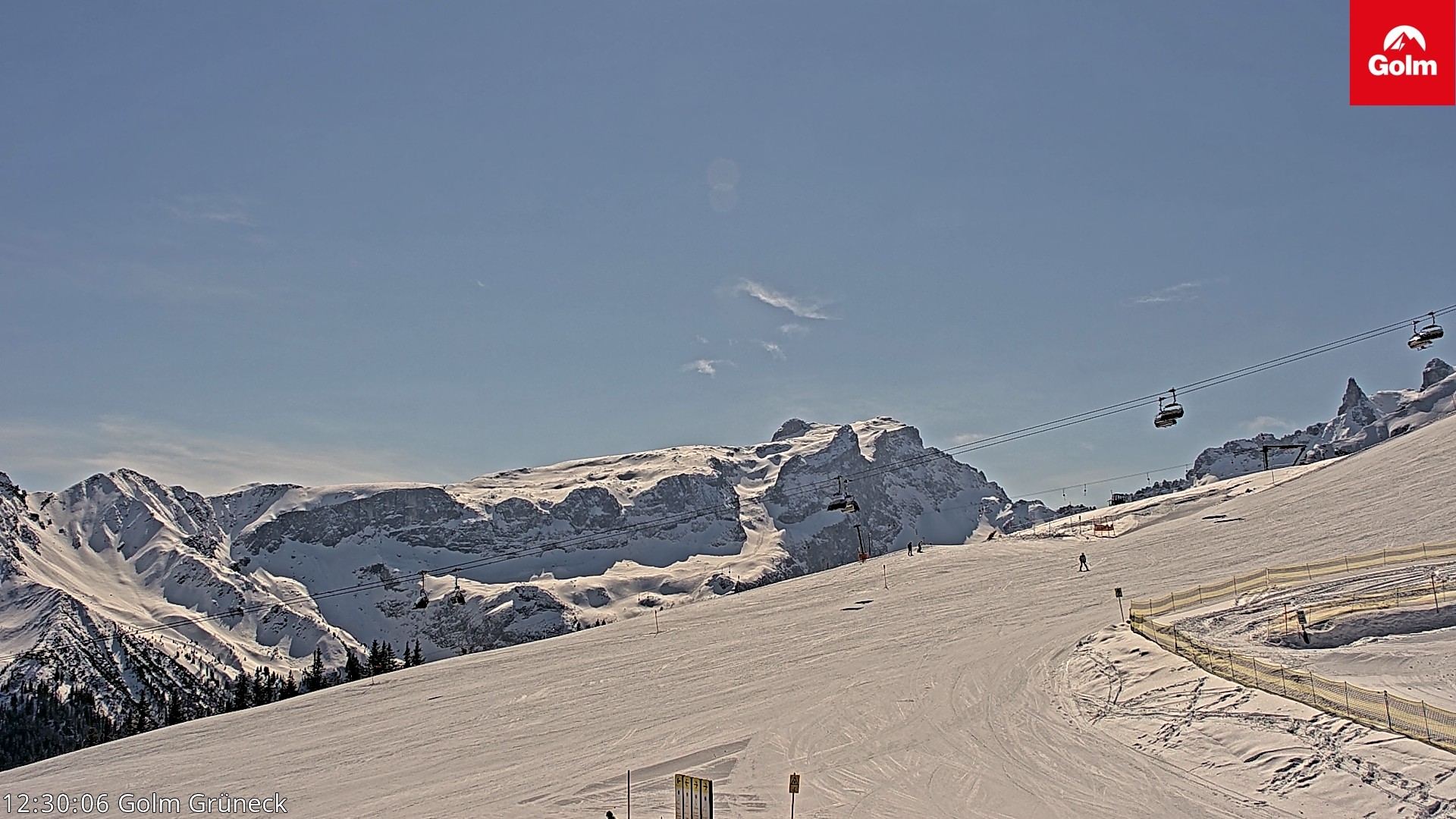 Archiv Foto Webcam Blick vom Golm auf die Tschaggunser Mittagsspitze