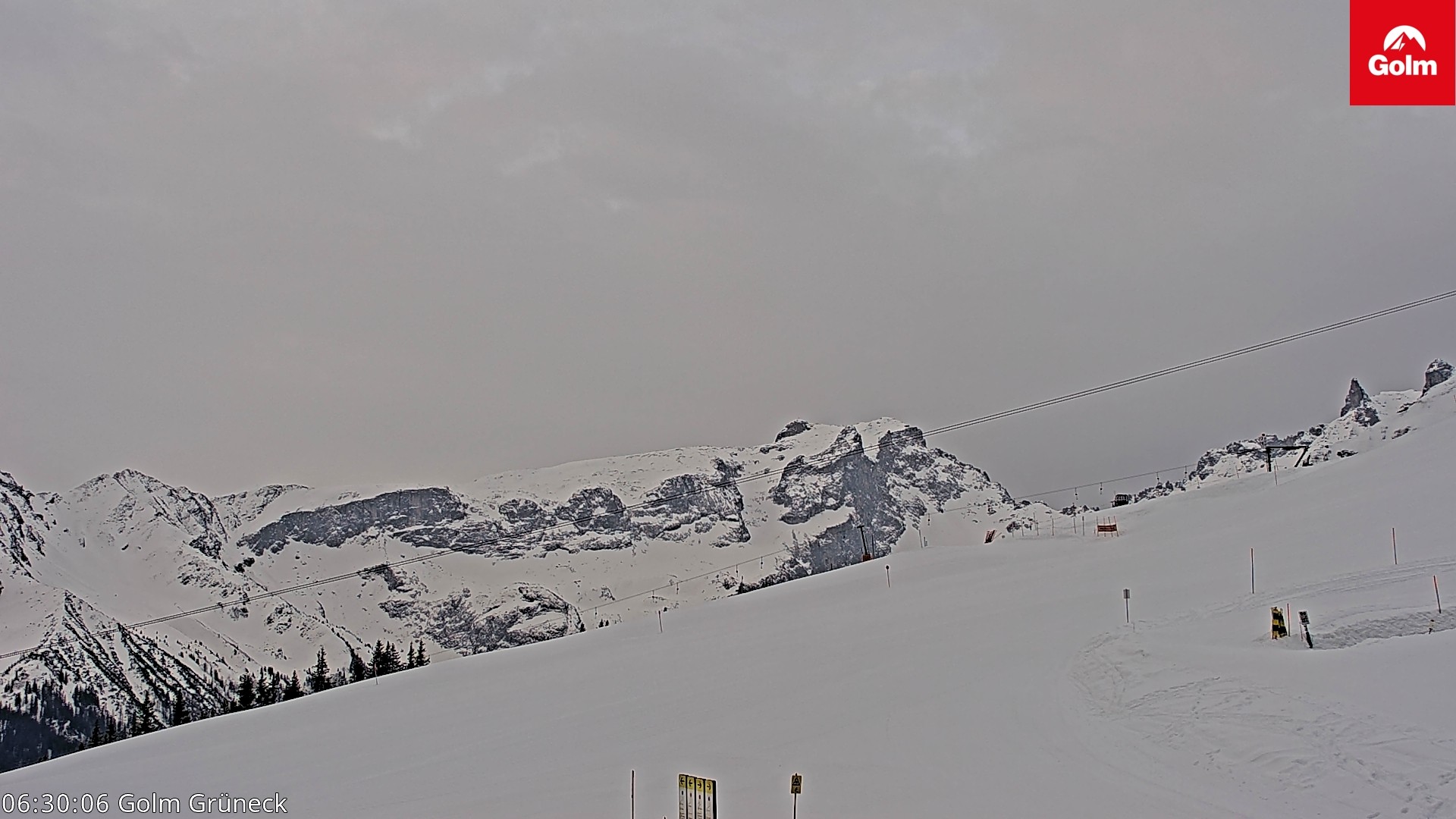 Archived image Webcam View Tschagguns Mittagsspitze from Golm