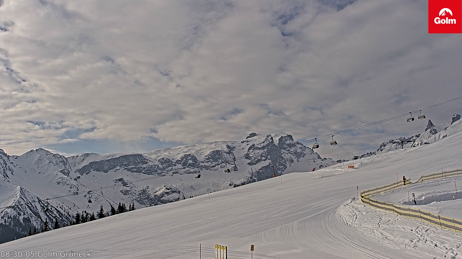 Archived image Webcam View Tschagguns Mittagsspitze from Golm