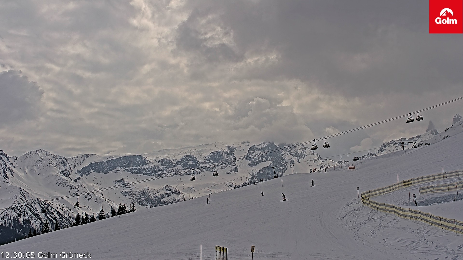 Archived image Webcam View Tschagguns Mittagsspitze from Golm