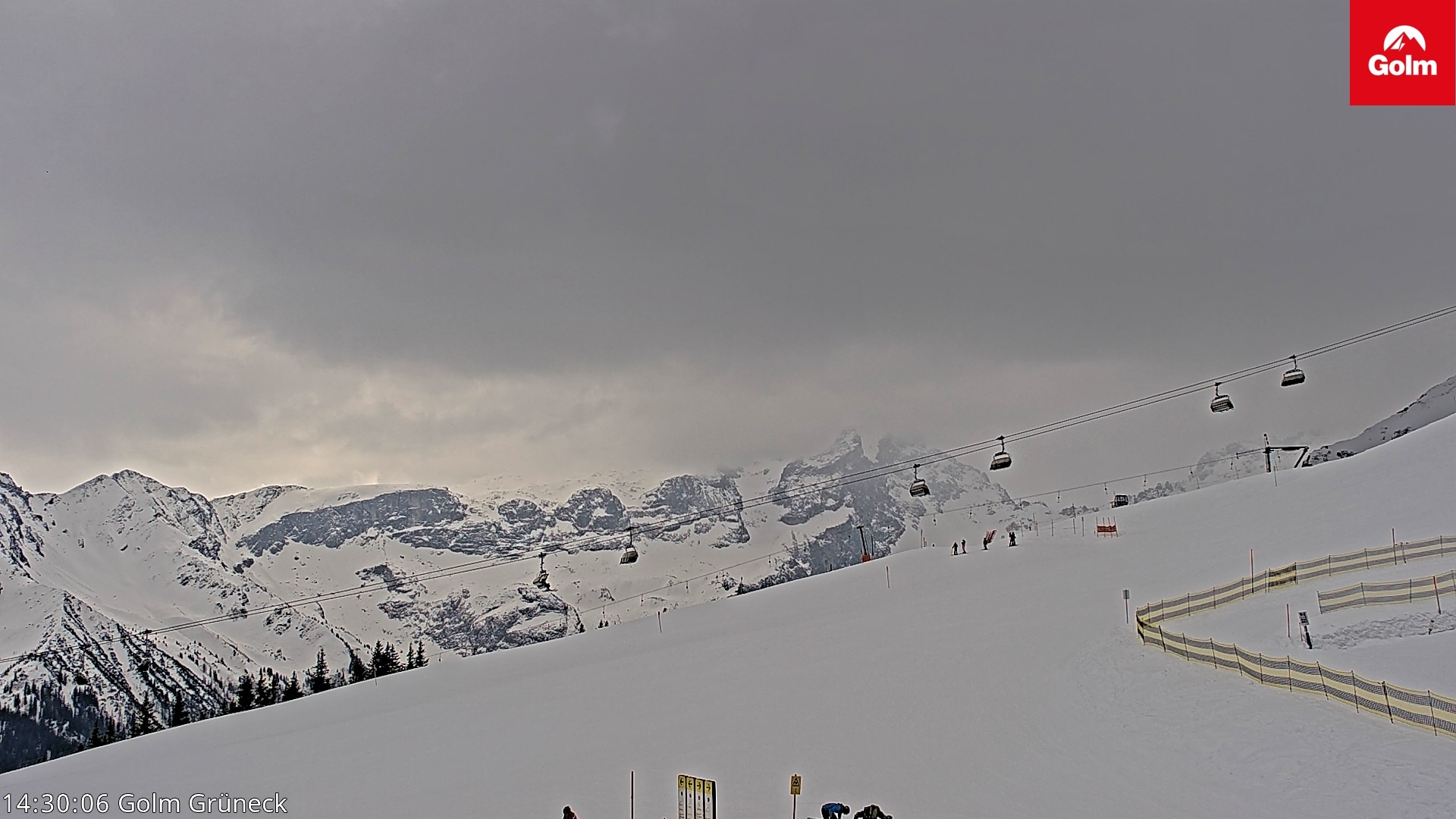 Archived image Webcam View Tschagguns Mittagsspitze from Golm