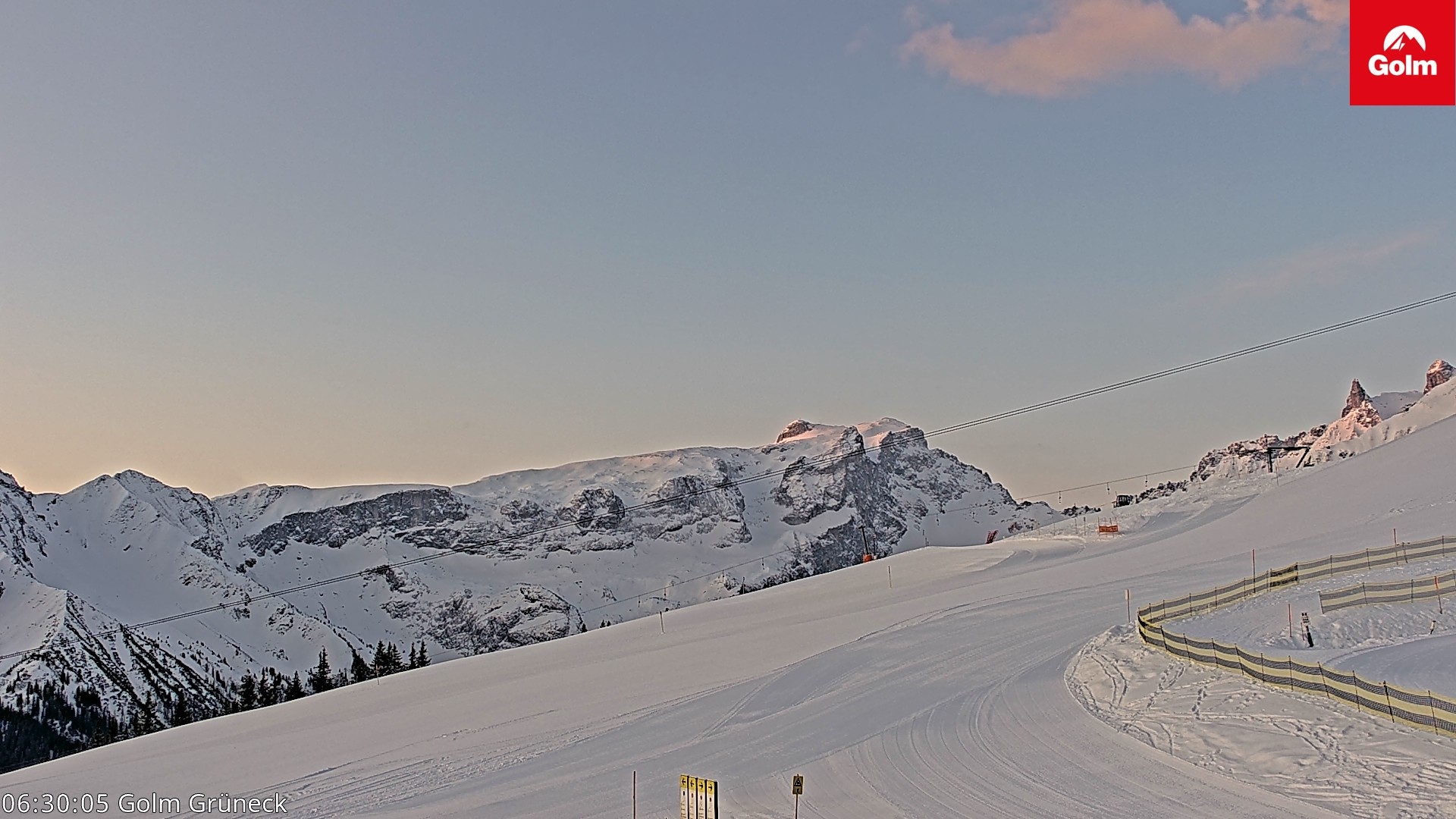 Archiv Foto Webcam Blick vom Golm auf die Tschaggunser Mittagsspitze